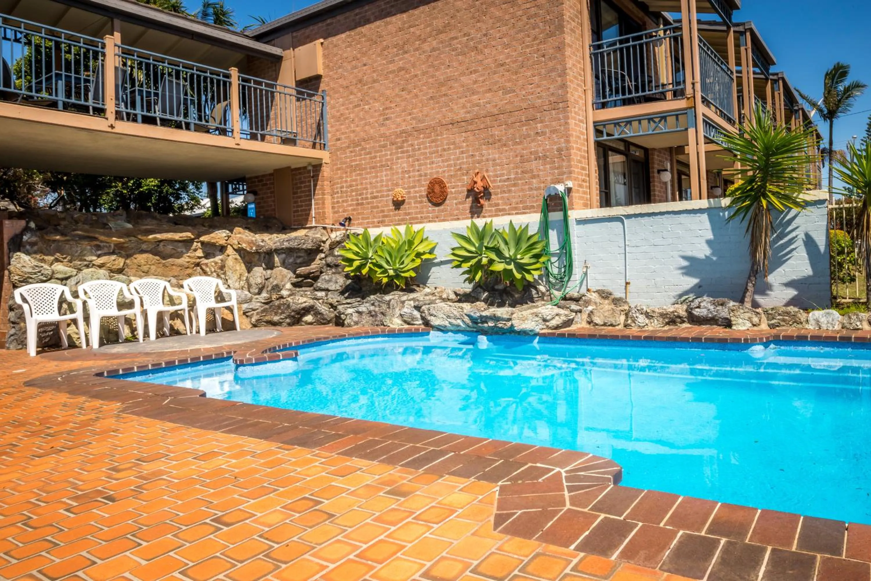 Swimming pool in Town Beach Motor Inn Port Macquarie