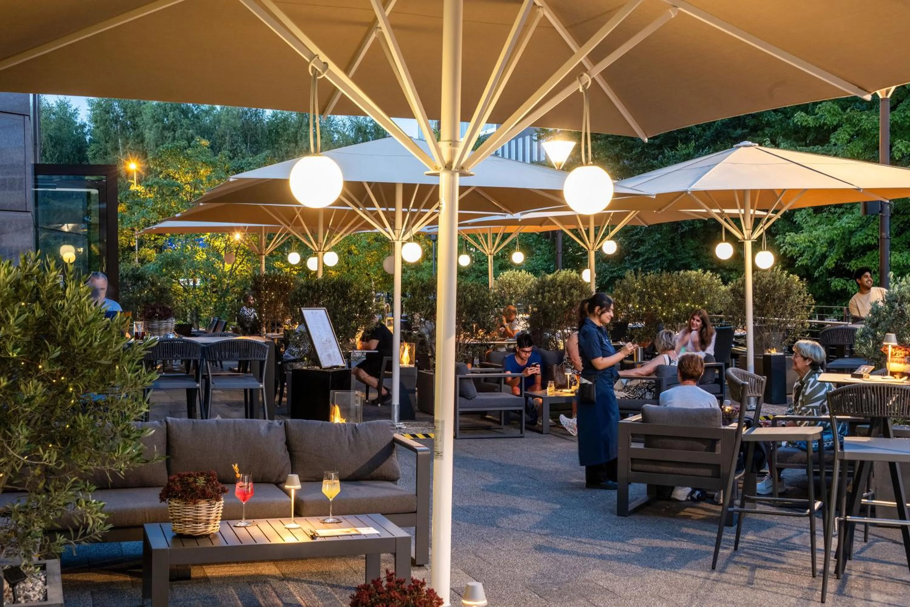 Balcony/Terrace in Maritim Hotel Düsseldorf
