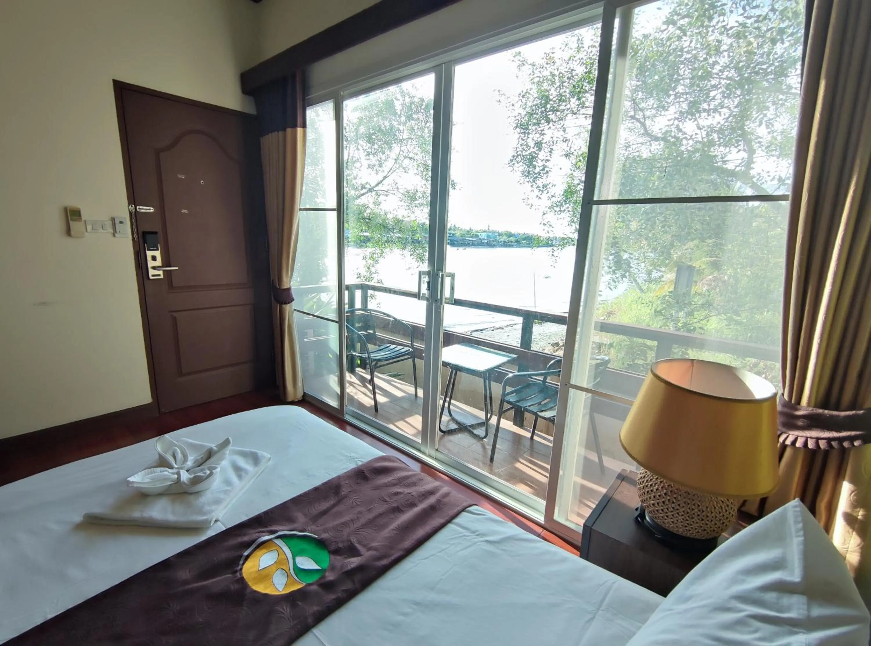 Balcony/Terrace, Bed in Baantip Suantong