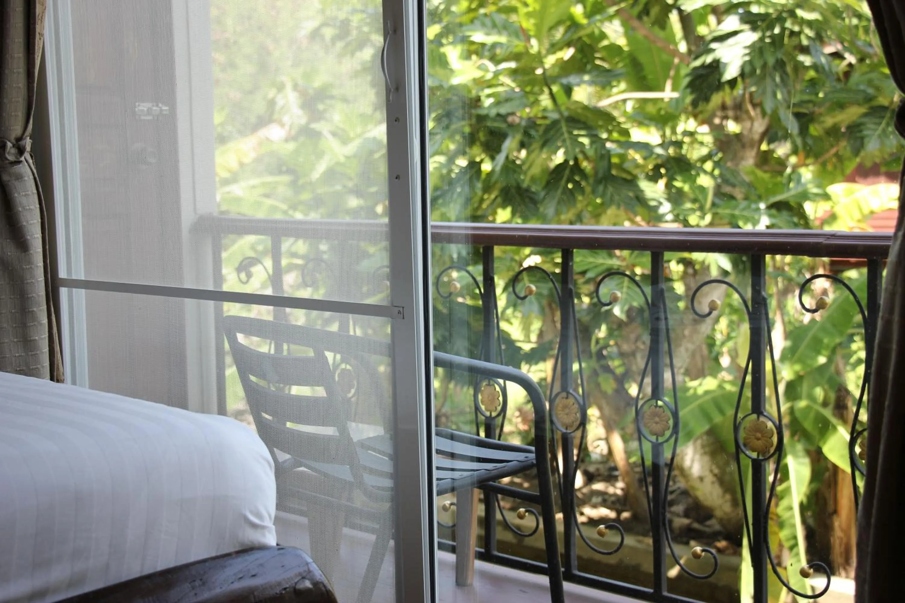 Balcony/Terrace, Bed in Baantip Suantong