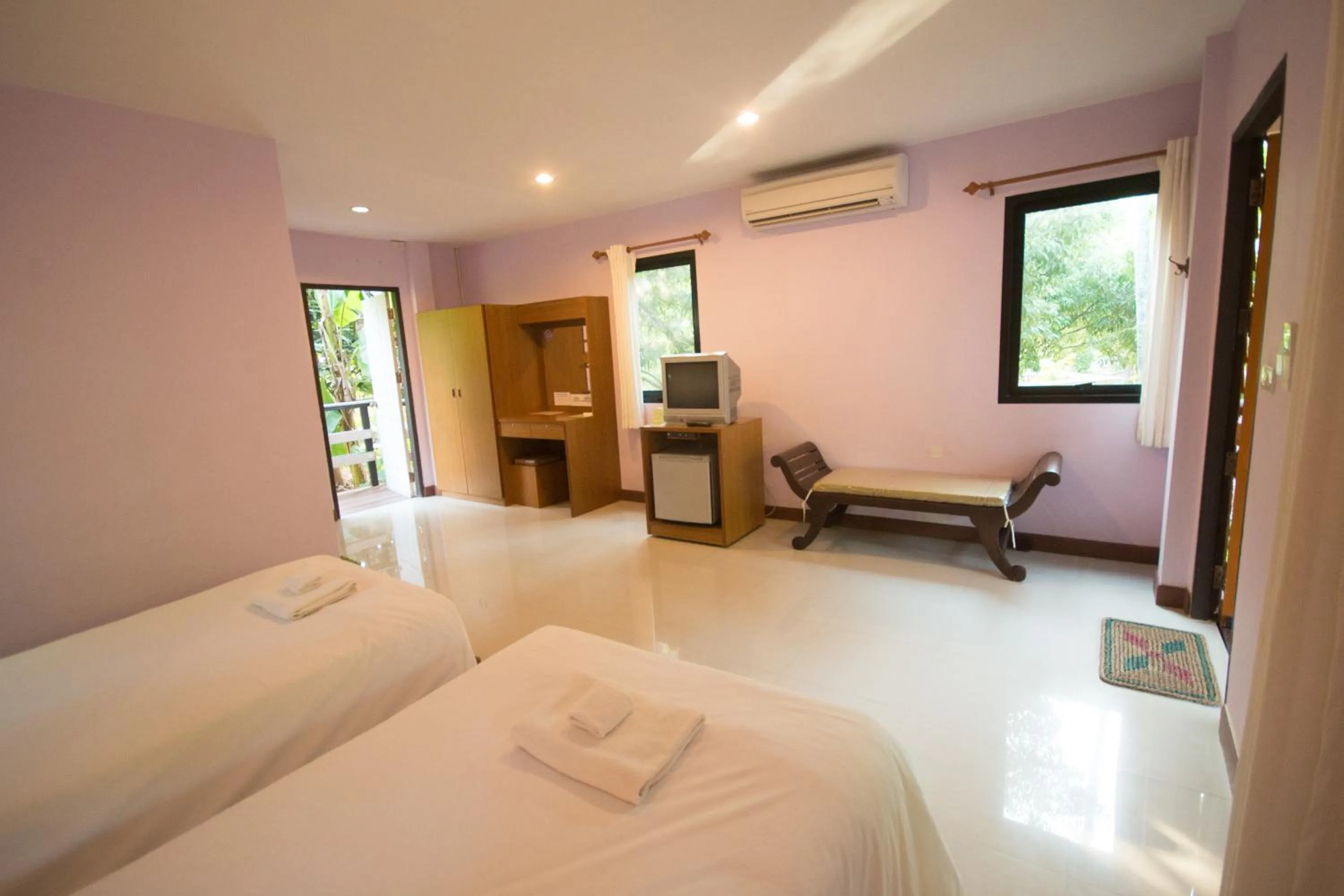 Bedroom, Bed in Baantip Suantong