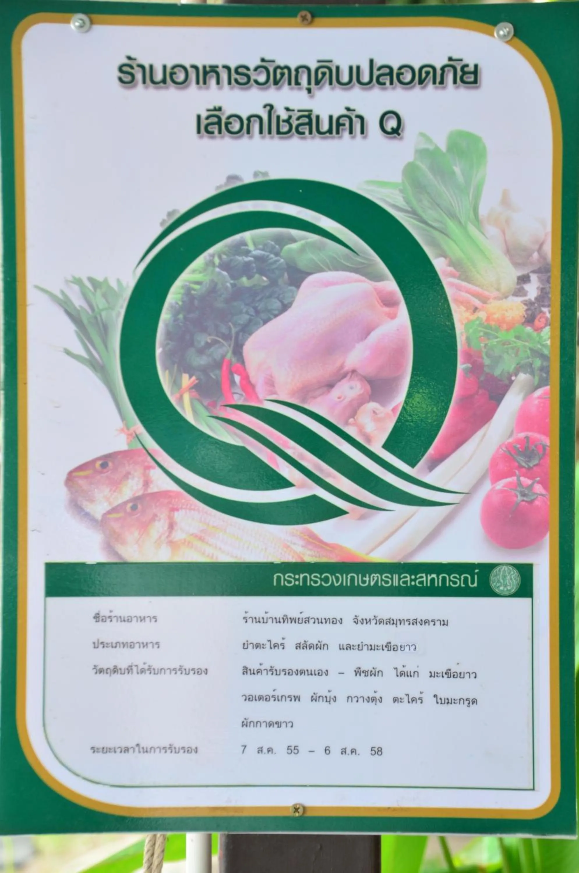 Certificate/Award in Baantip Suantong