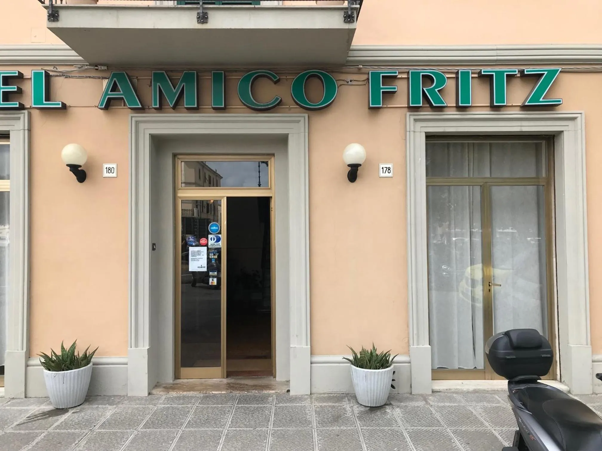 Property building in Hotel Amico Fritz