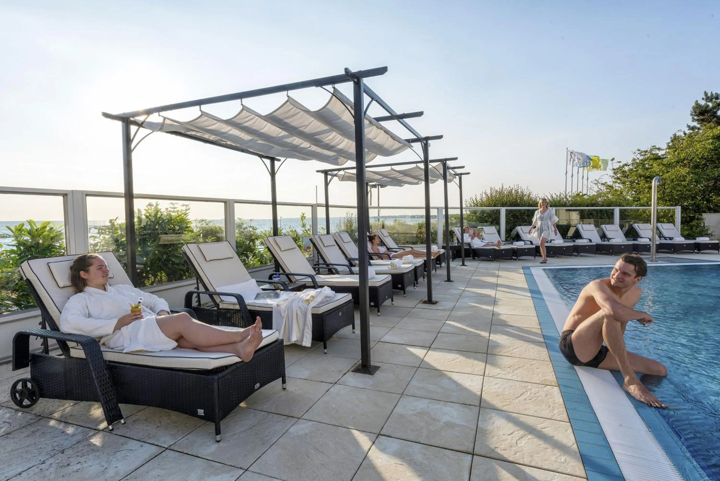 Swimming pool in Maritim Seehotel Timmendorfer Strand