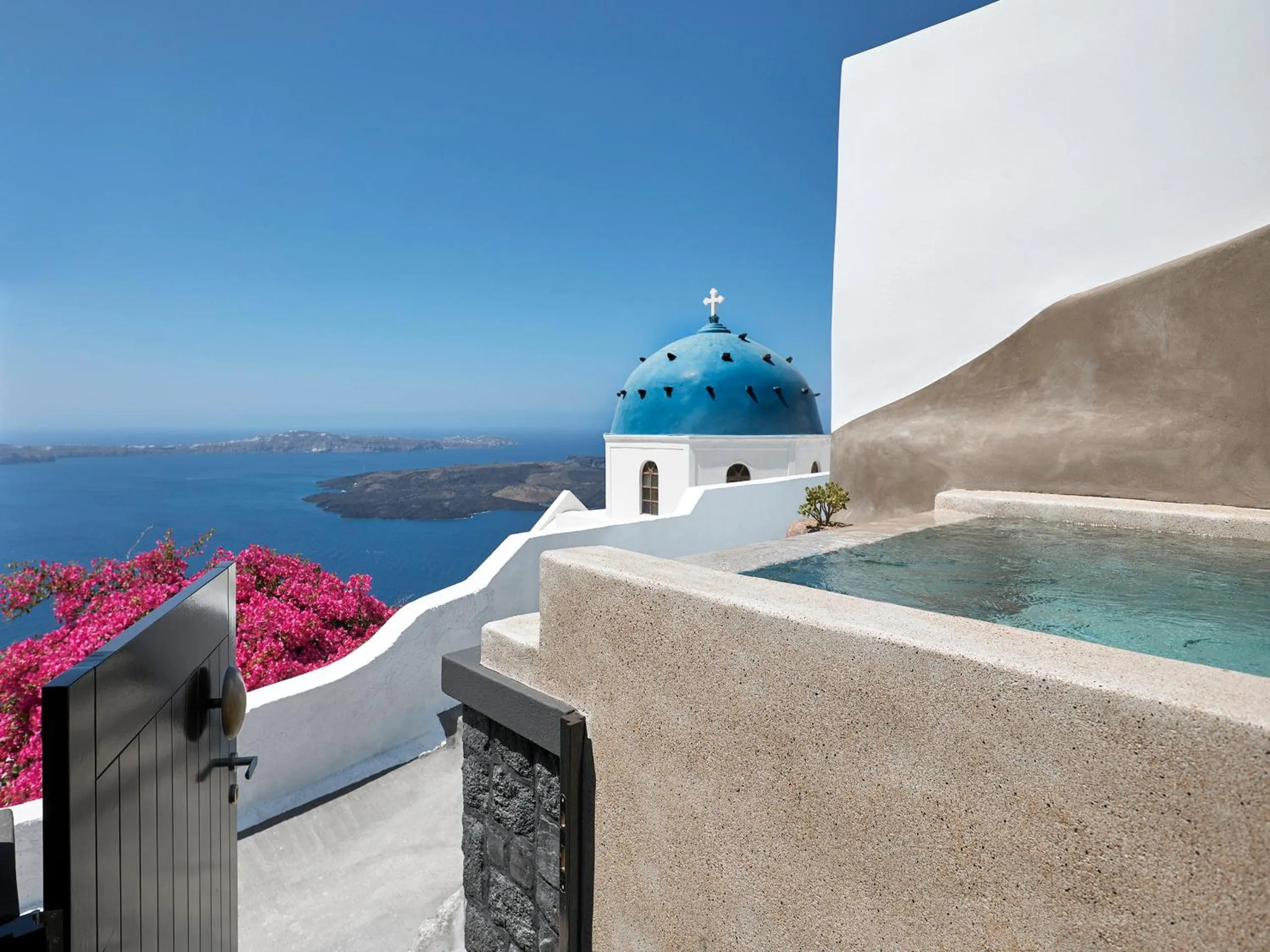 Nearby landmark in Luxury Villa Blue Dome Santorini