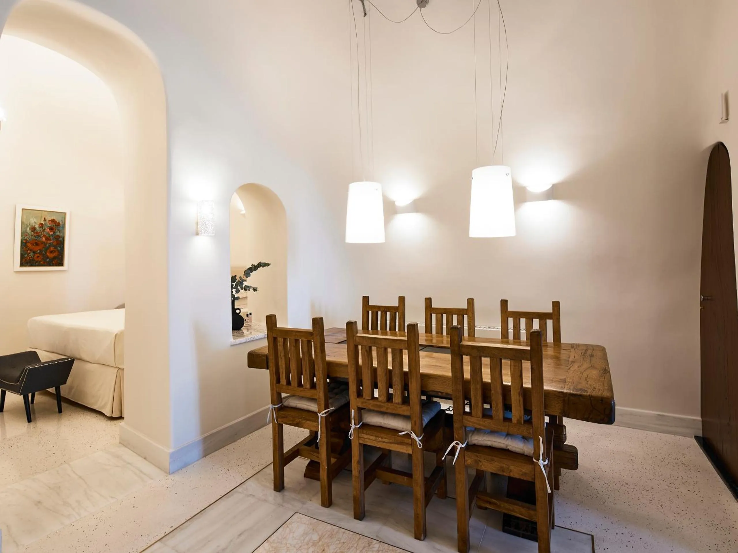 Photo of the whole room in Luxury Villa Blue Dome Santorini