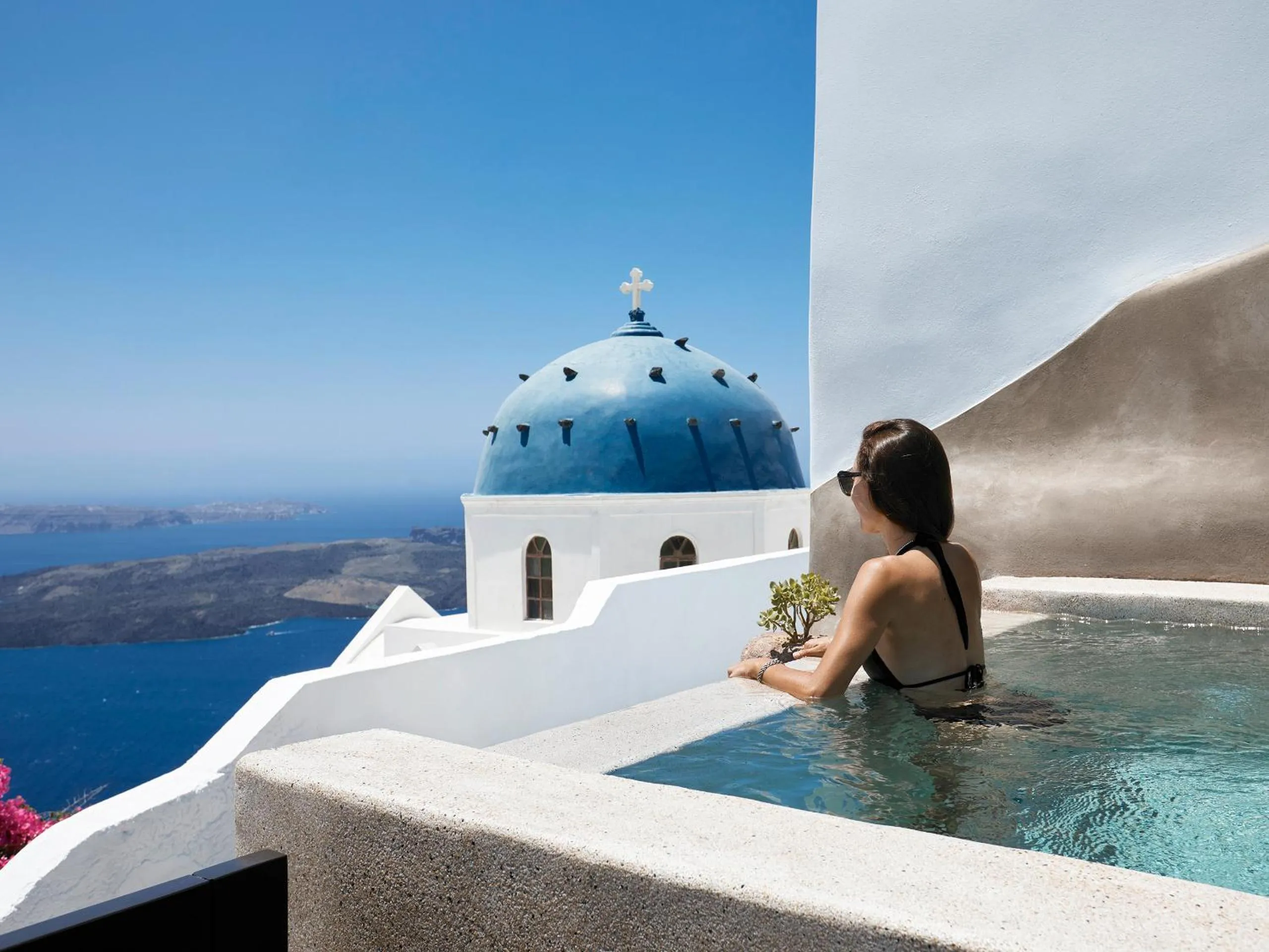 Nearby landmark in Luxury Villa Blue Dome Santorini