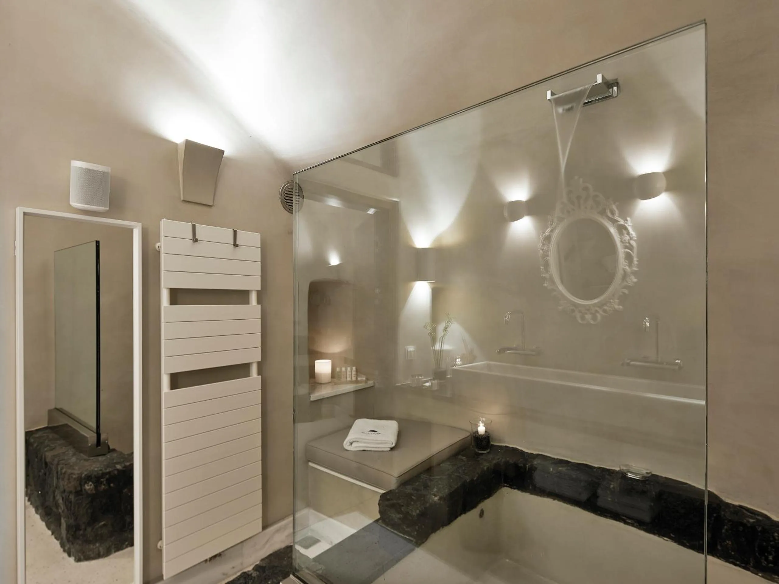 Bathroom in Luxury Villa Blue Dome Santorini