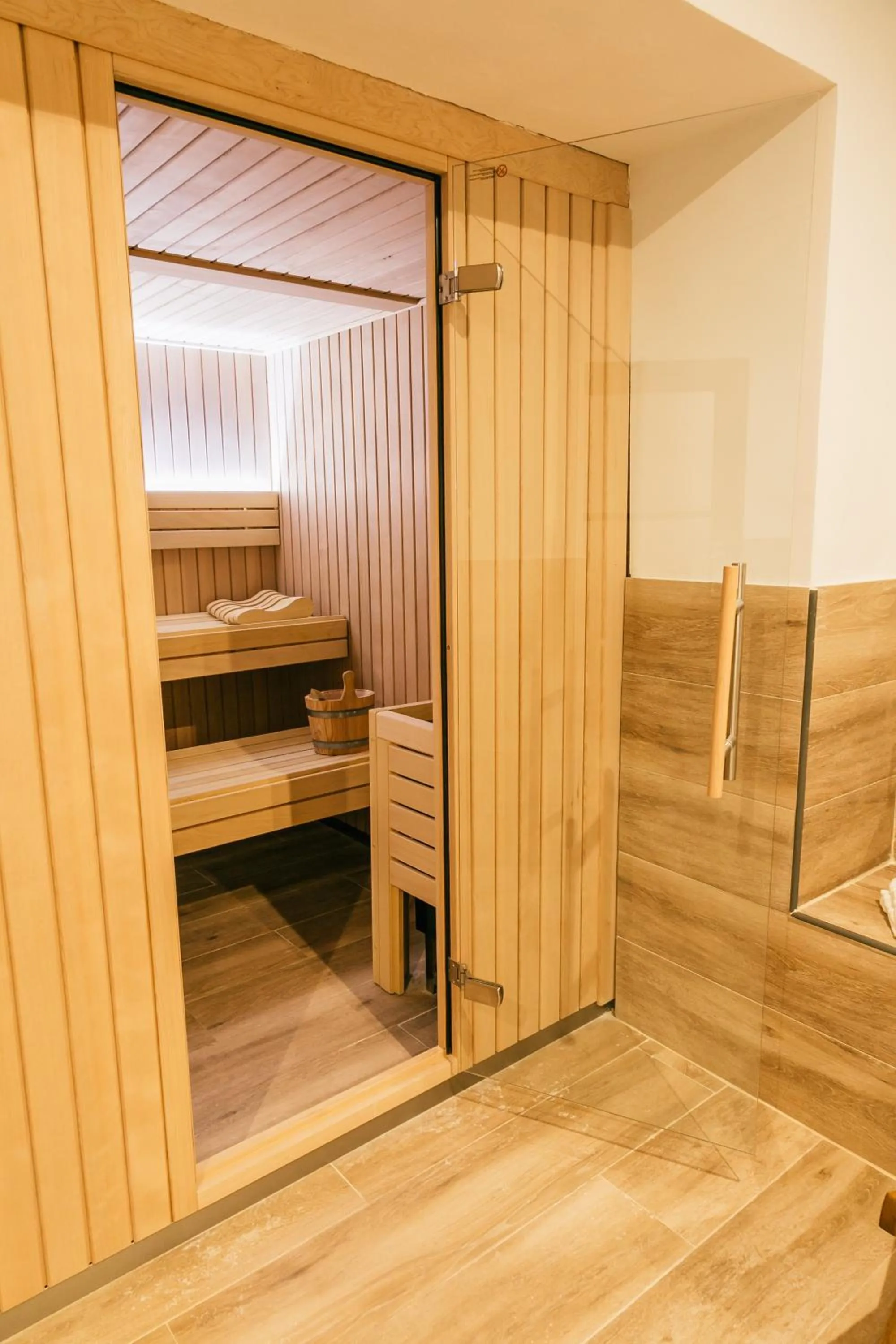 Sauna in Hotel El Guía