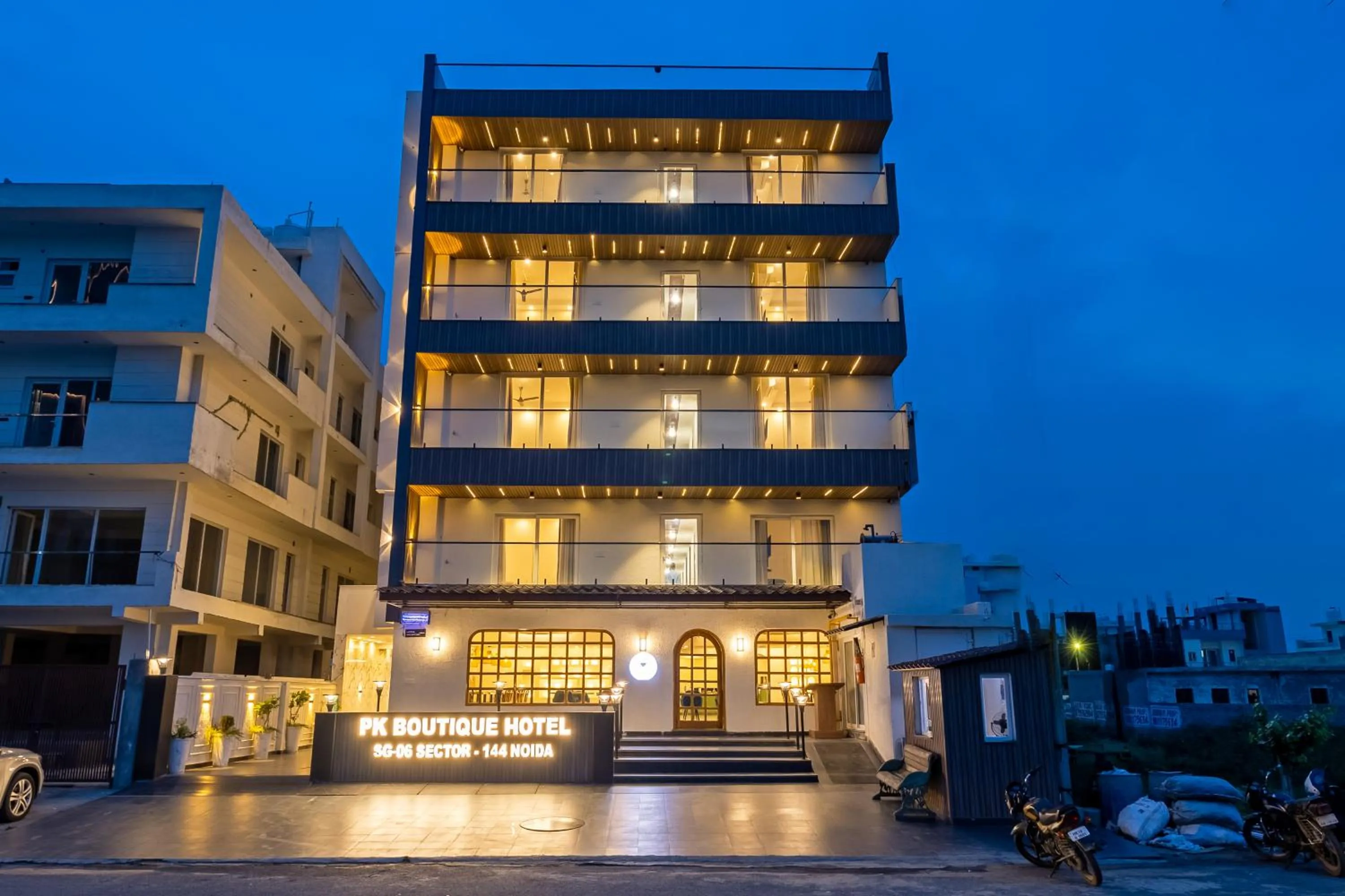 Property building in PK Boutique Hotel Noida Expressway