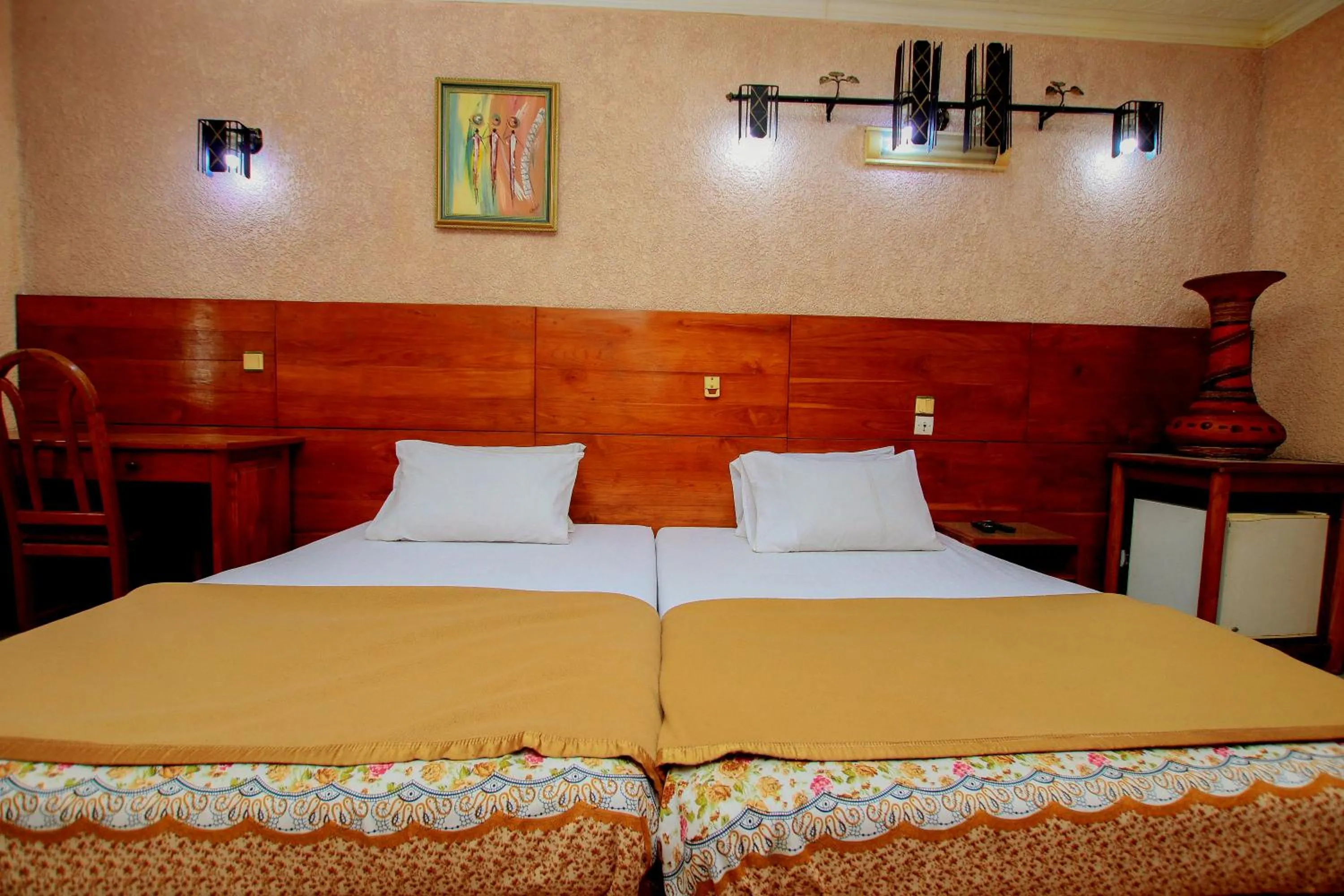 Bed in Hotel Le Prince