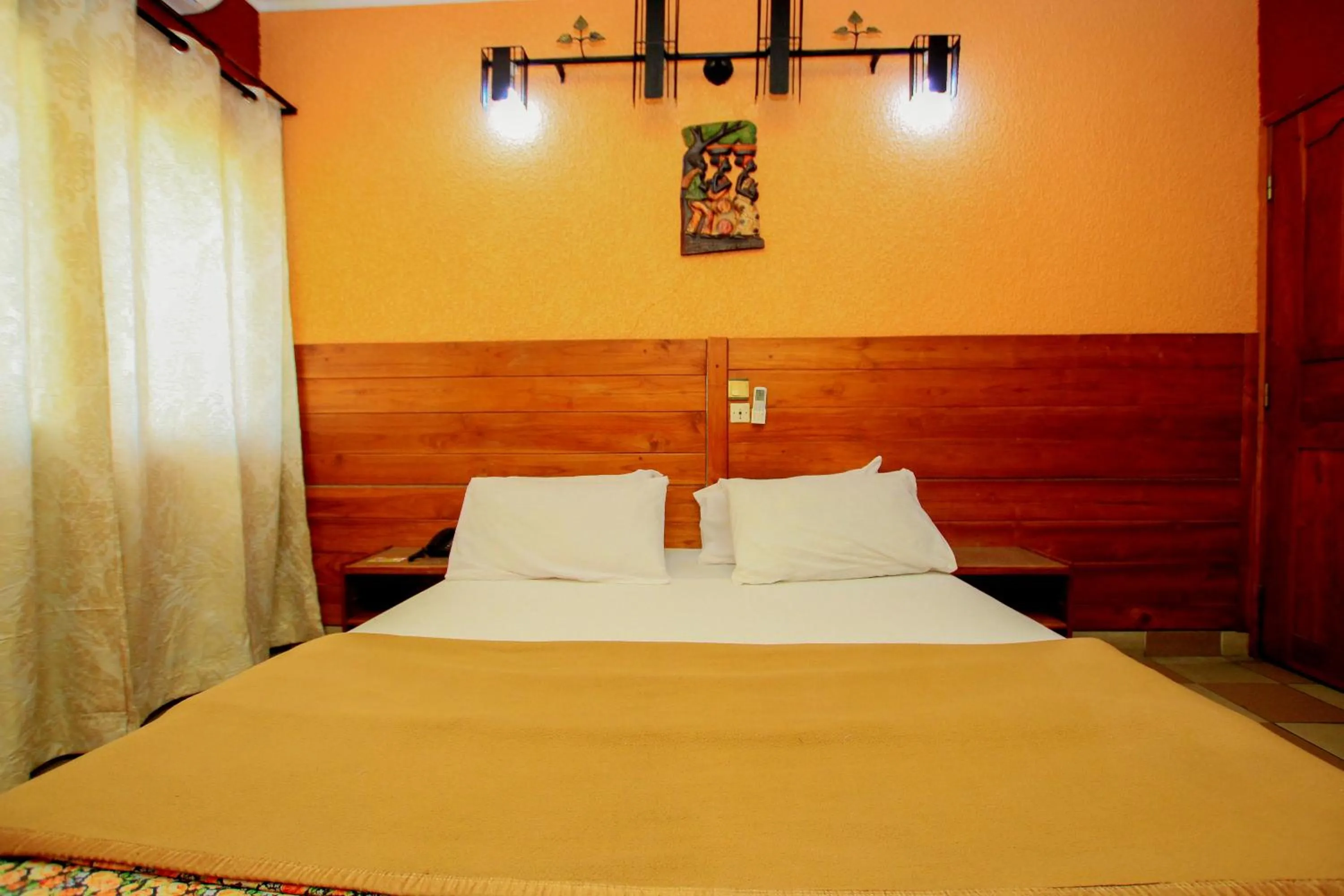 Bed in Hotel Le Prince