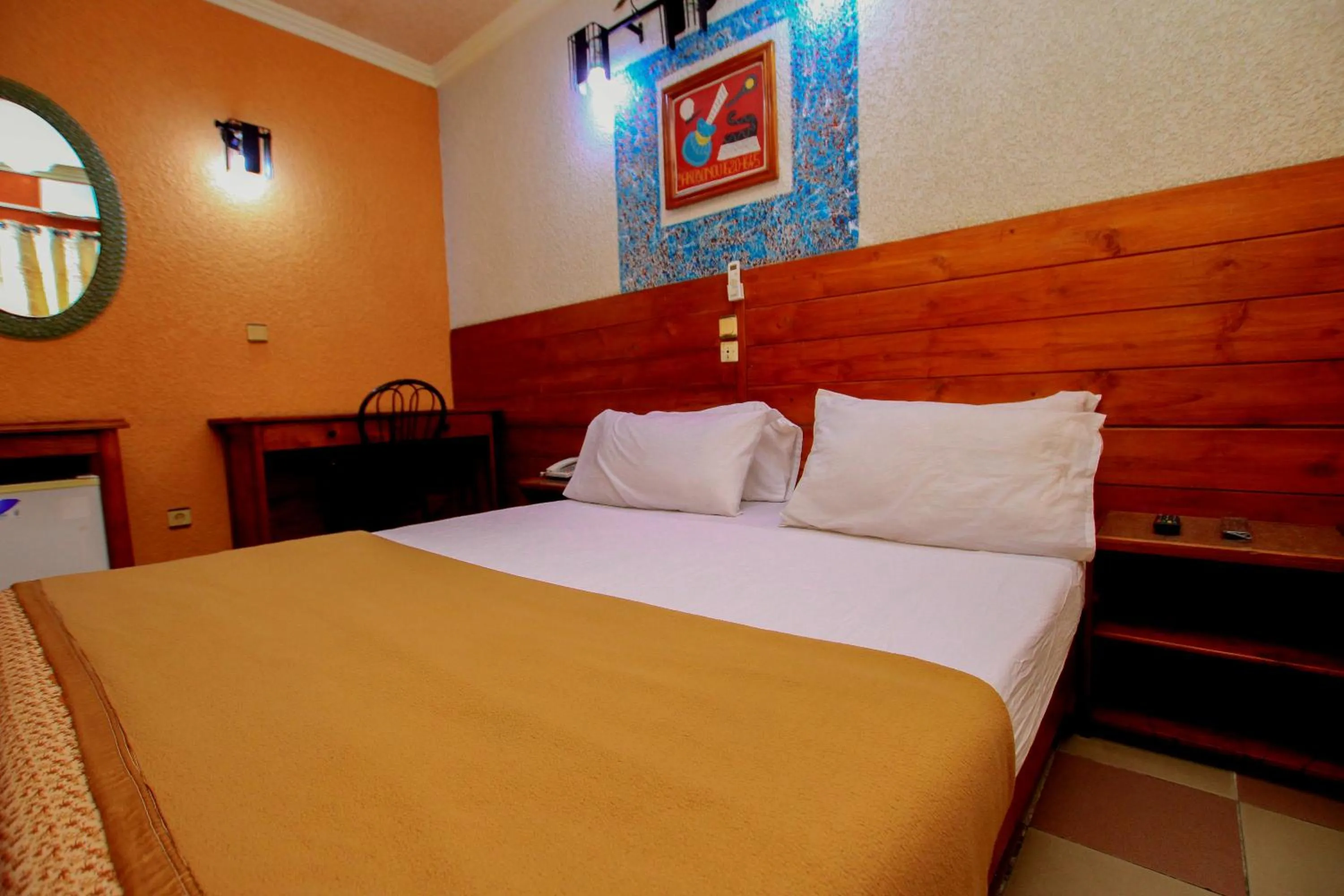 Bed in Hotel Le Prince