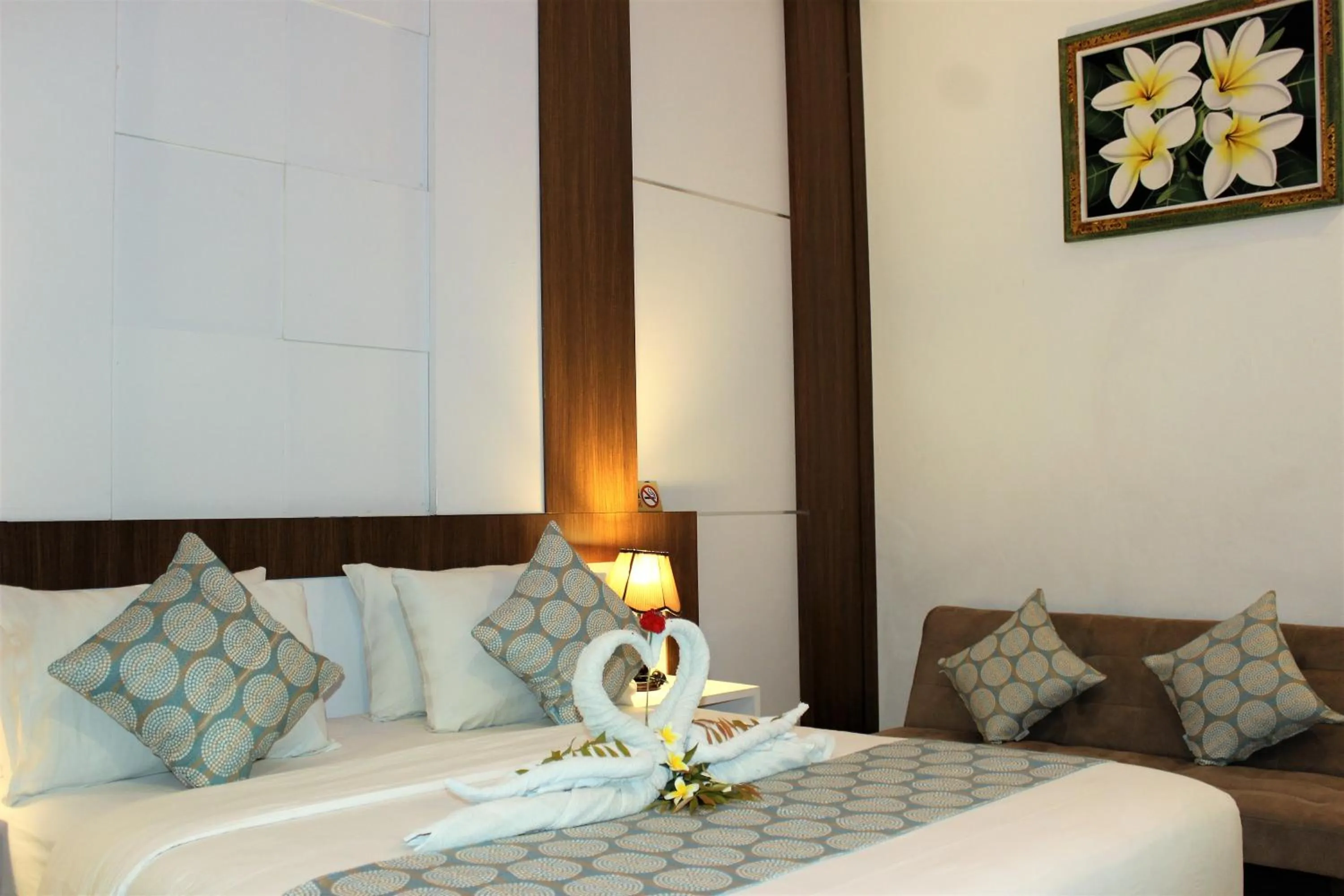 Bed in Nusa Sedayu Hotel By Ocean View