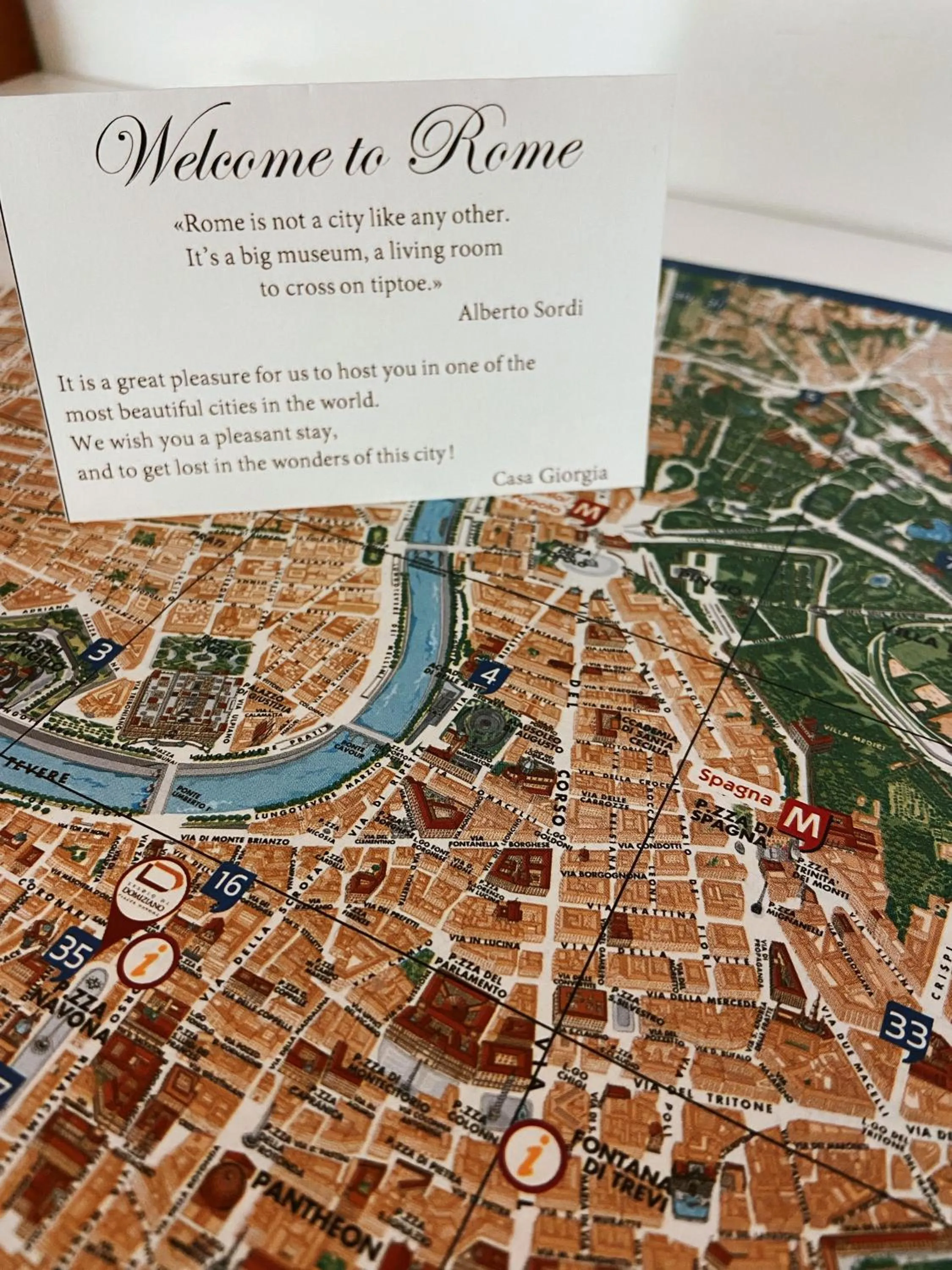 Logo/Certificate/Sign in Casa Giorgia luxury apartment