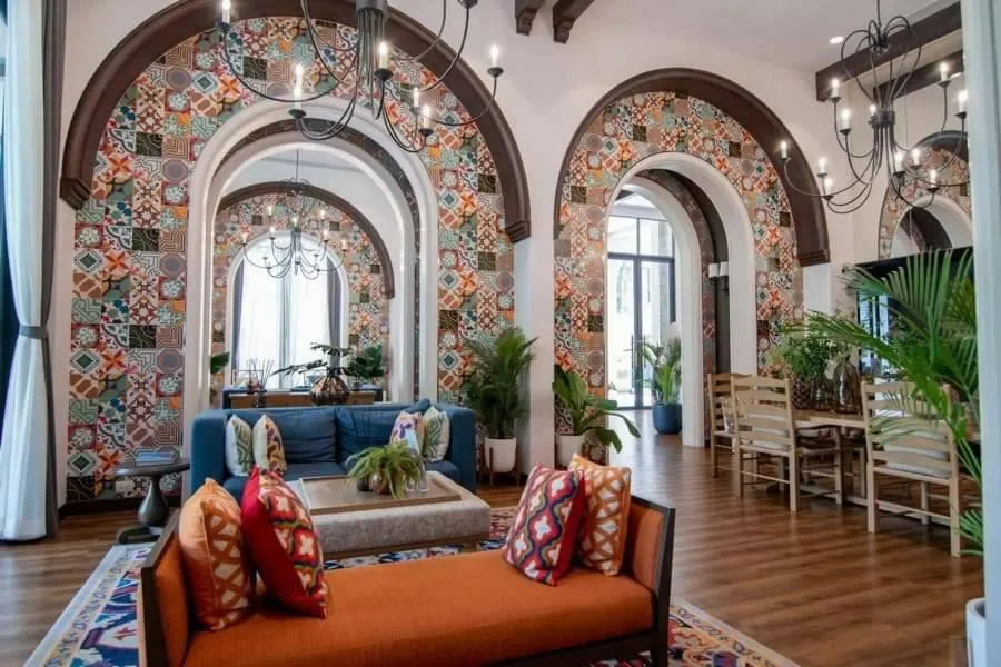 Living room in La Casita Huahin by Ying