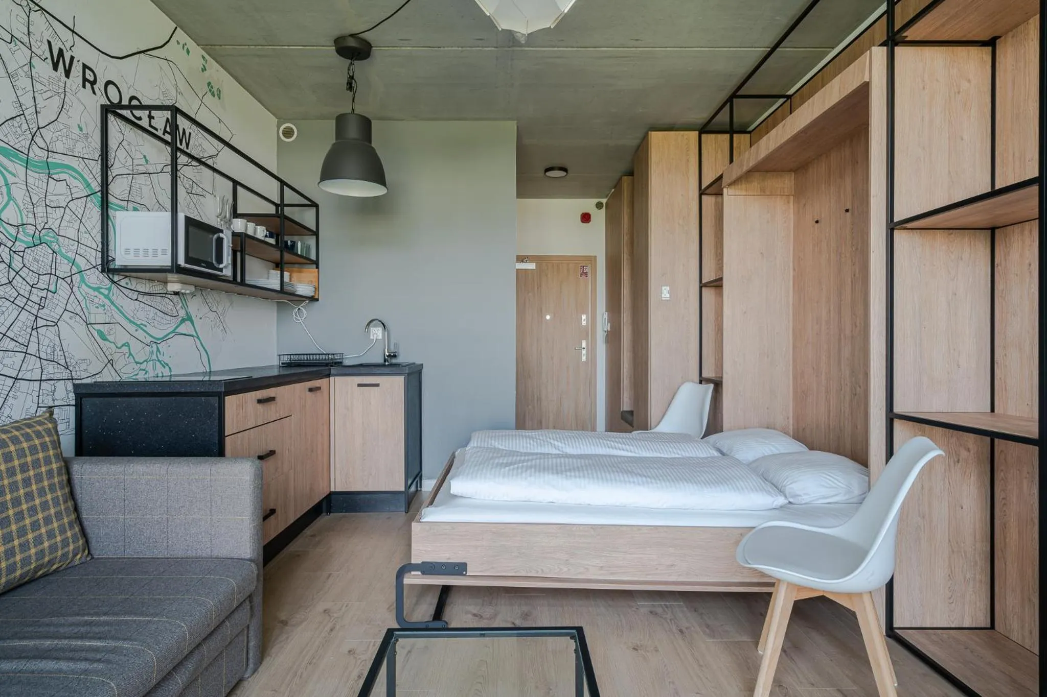 Bed in RentPlanet - Apartamenty Zarembowicza