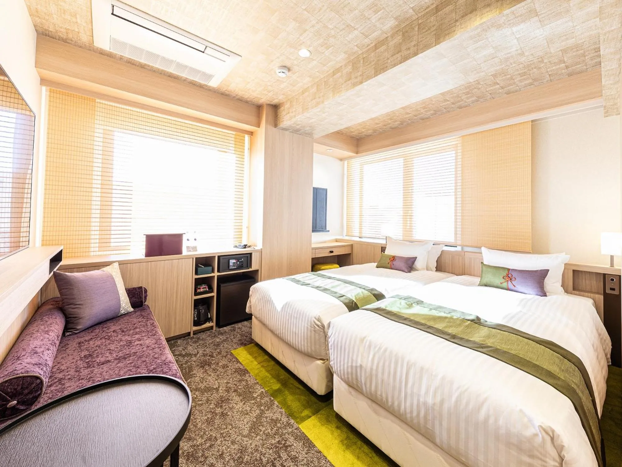 Bed in Hotel Musse Kyoto Shijo Kawaramachi Meitetsu