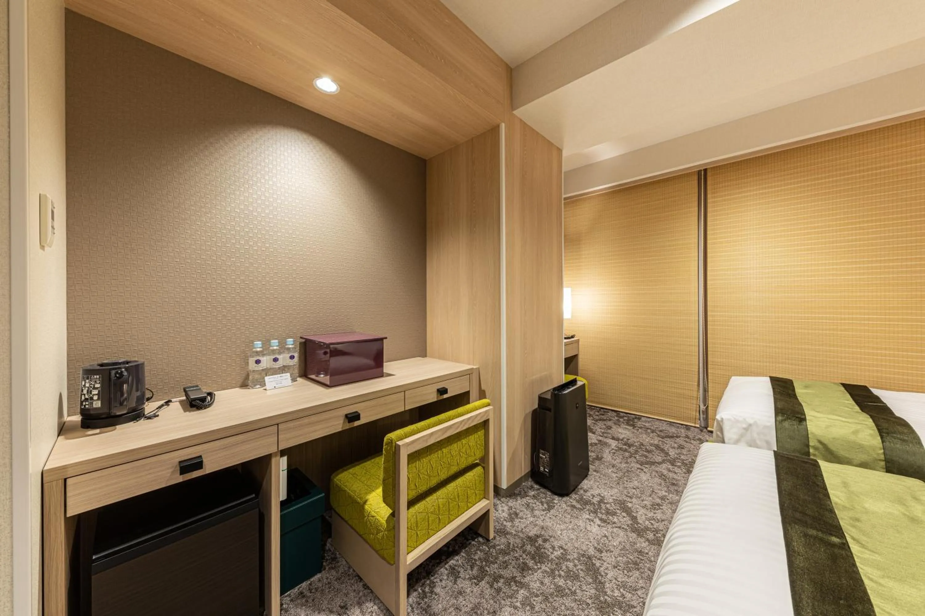 Photo of the whole room, Bed in Hotel Musse Kyoto Shijo Kawaramachi Meitetsu