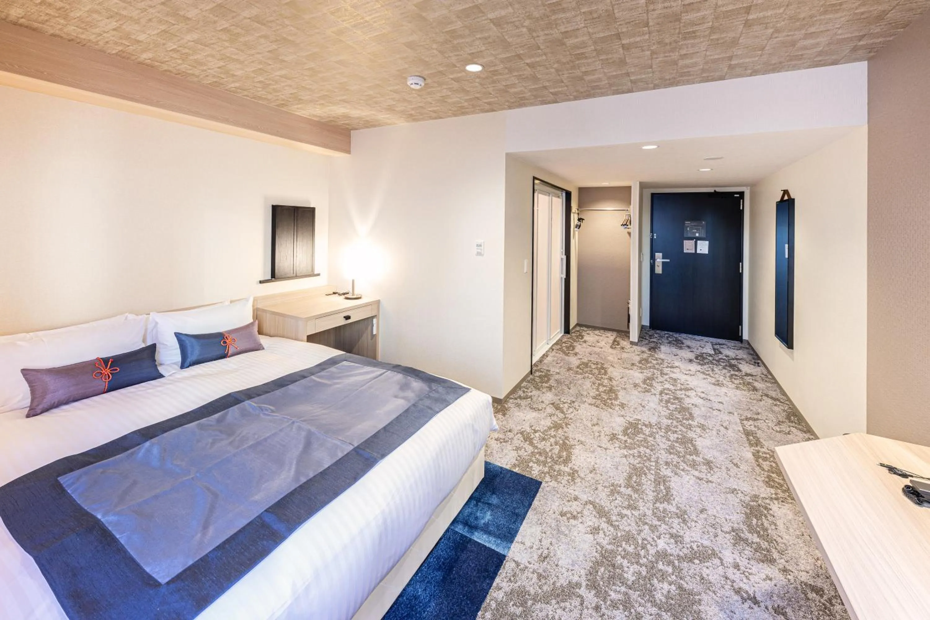 Bed in Hotel Musse Kyoto Shijo Kawaramachi Meitetsu