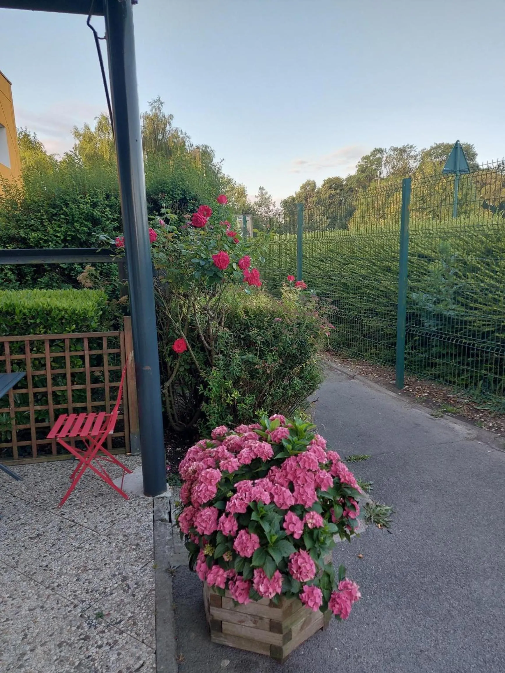 Balcony/Terrace in Premiere Classe Arras - Tilloy Les Mofflaine