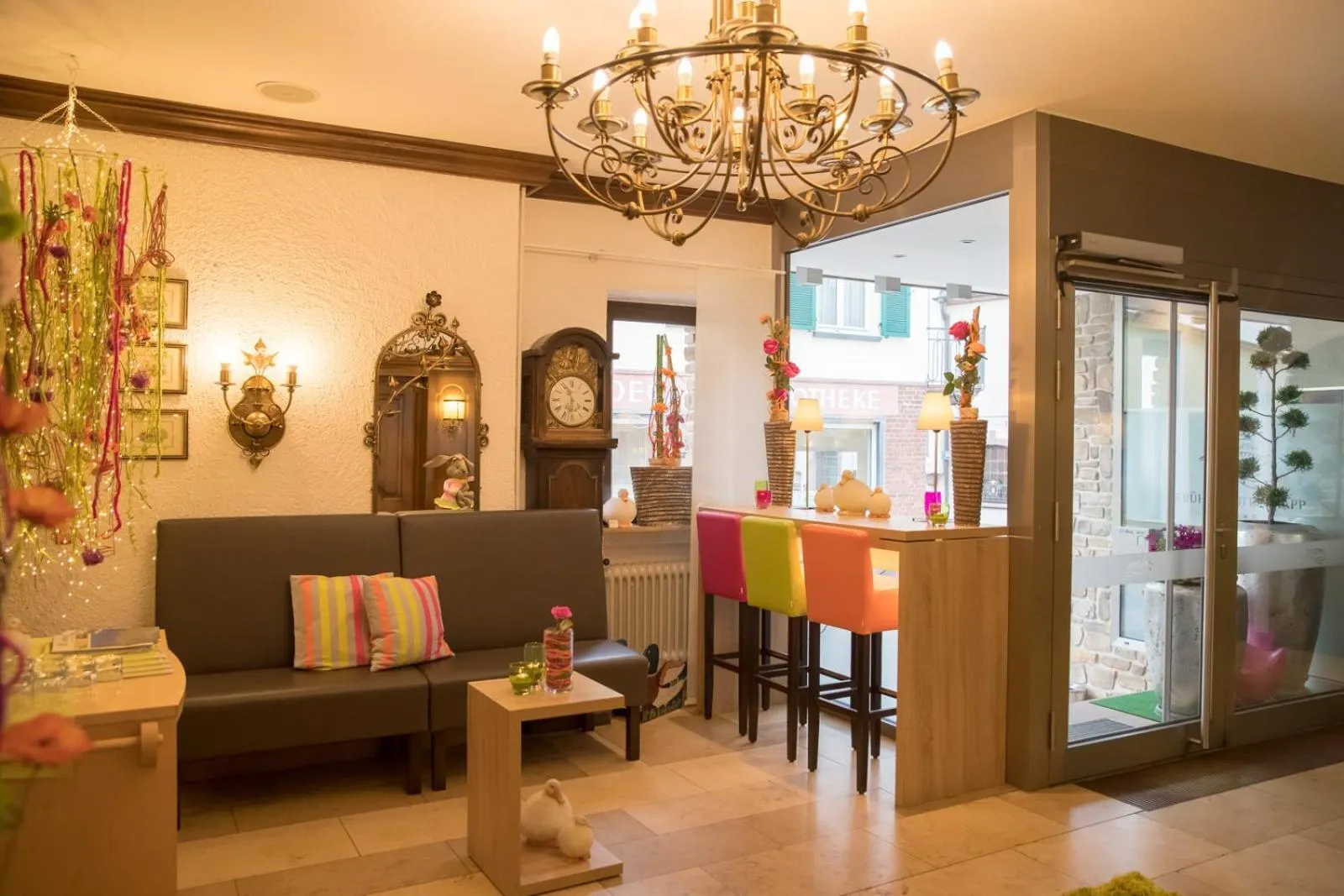 Decorative detail in Hotel Trapp