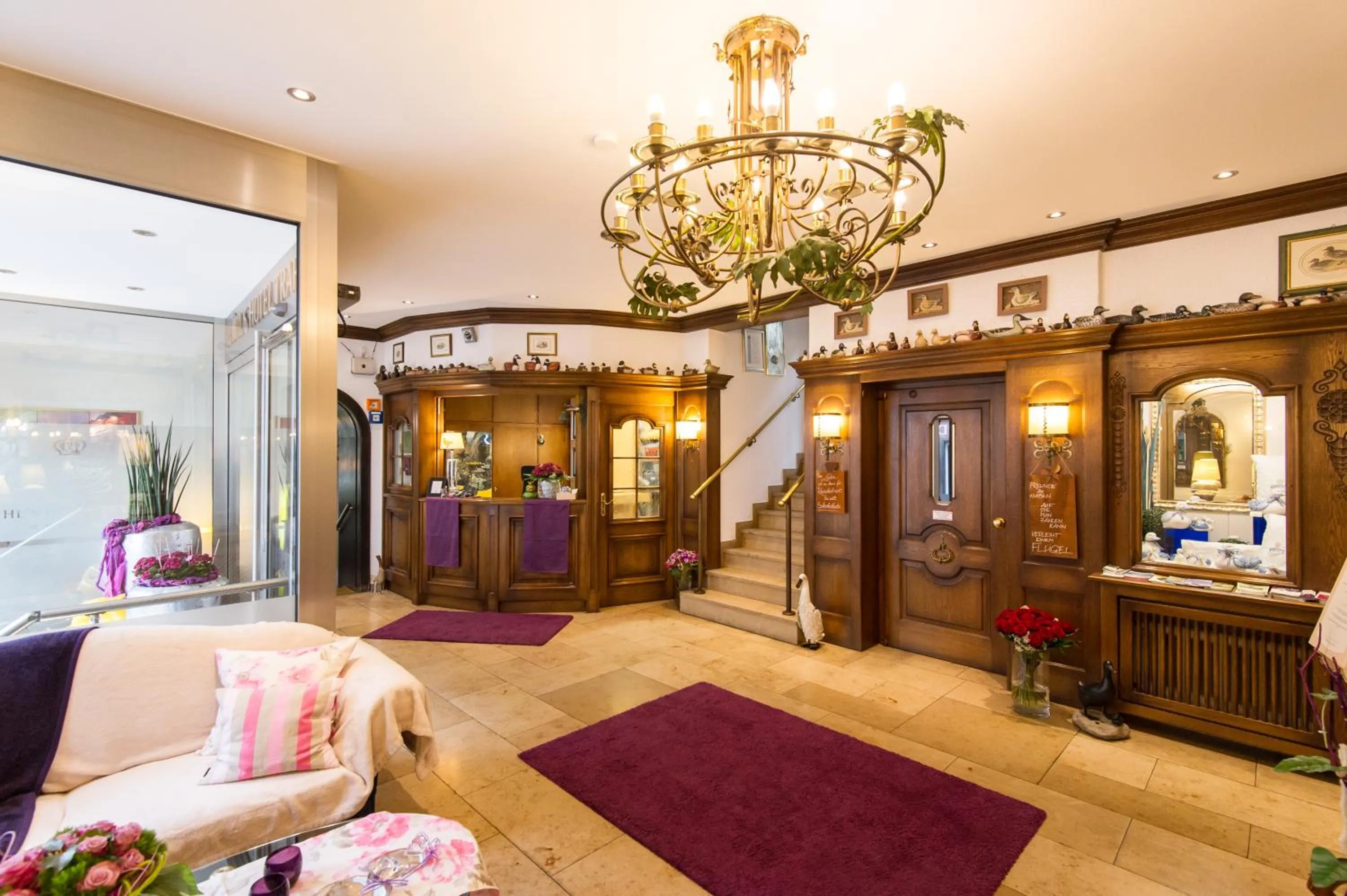 Lobby or reception in Hotel Trapp