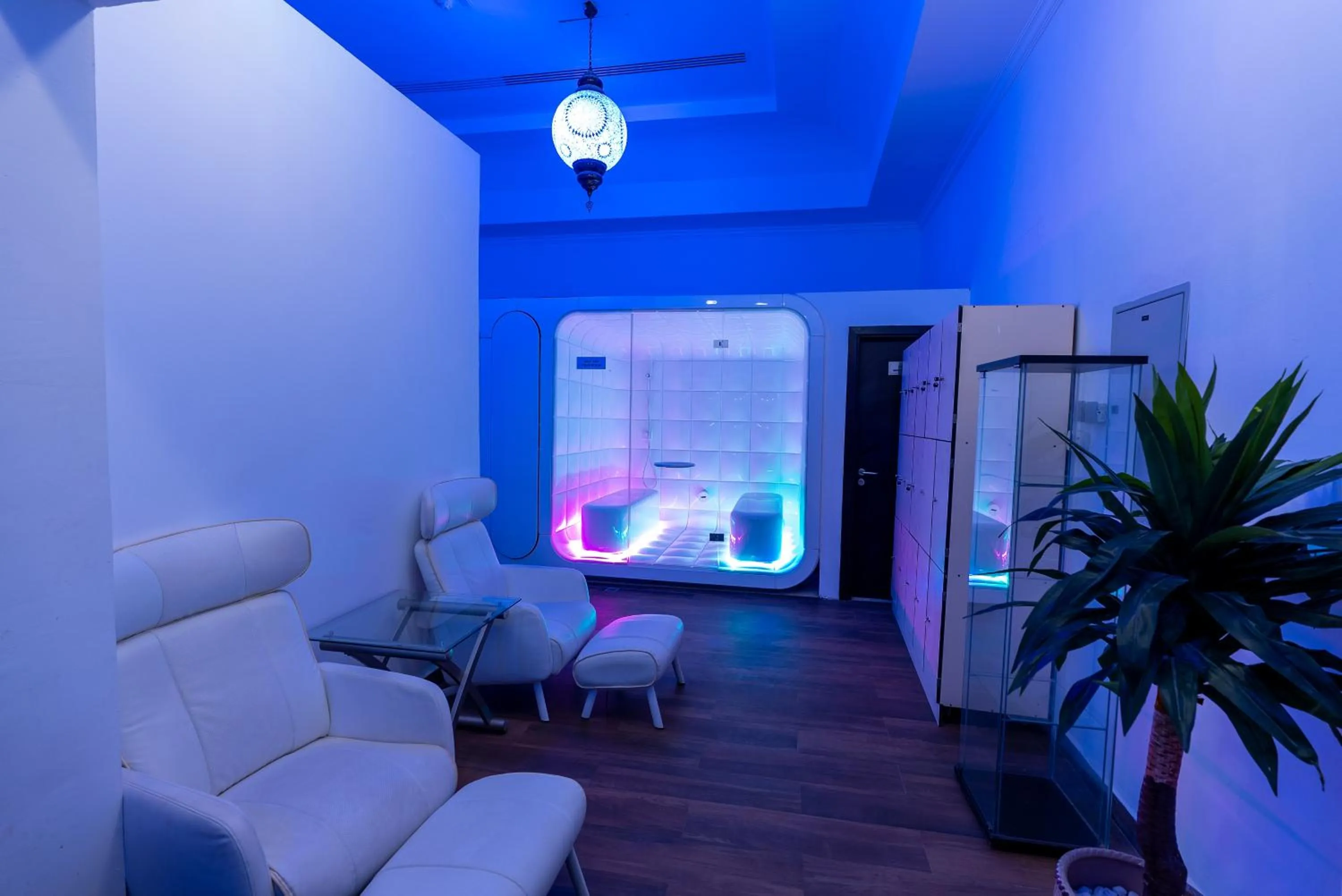 Steam room in Mirage Bab Al Bahr Hotel