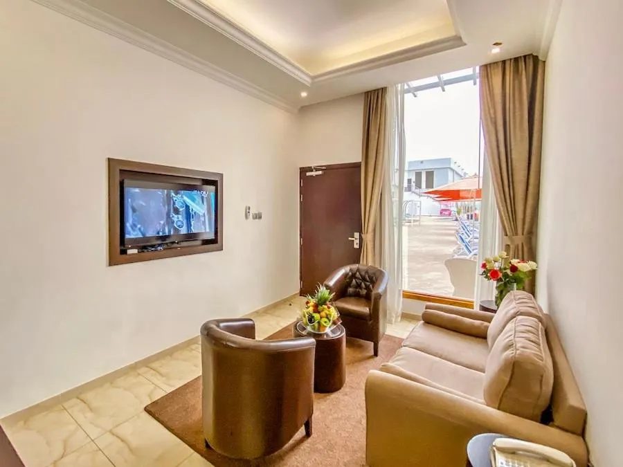 Living room in Mirage Bab Al Bahr Hotel