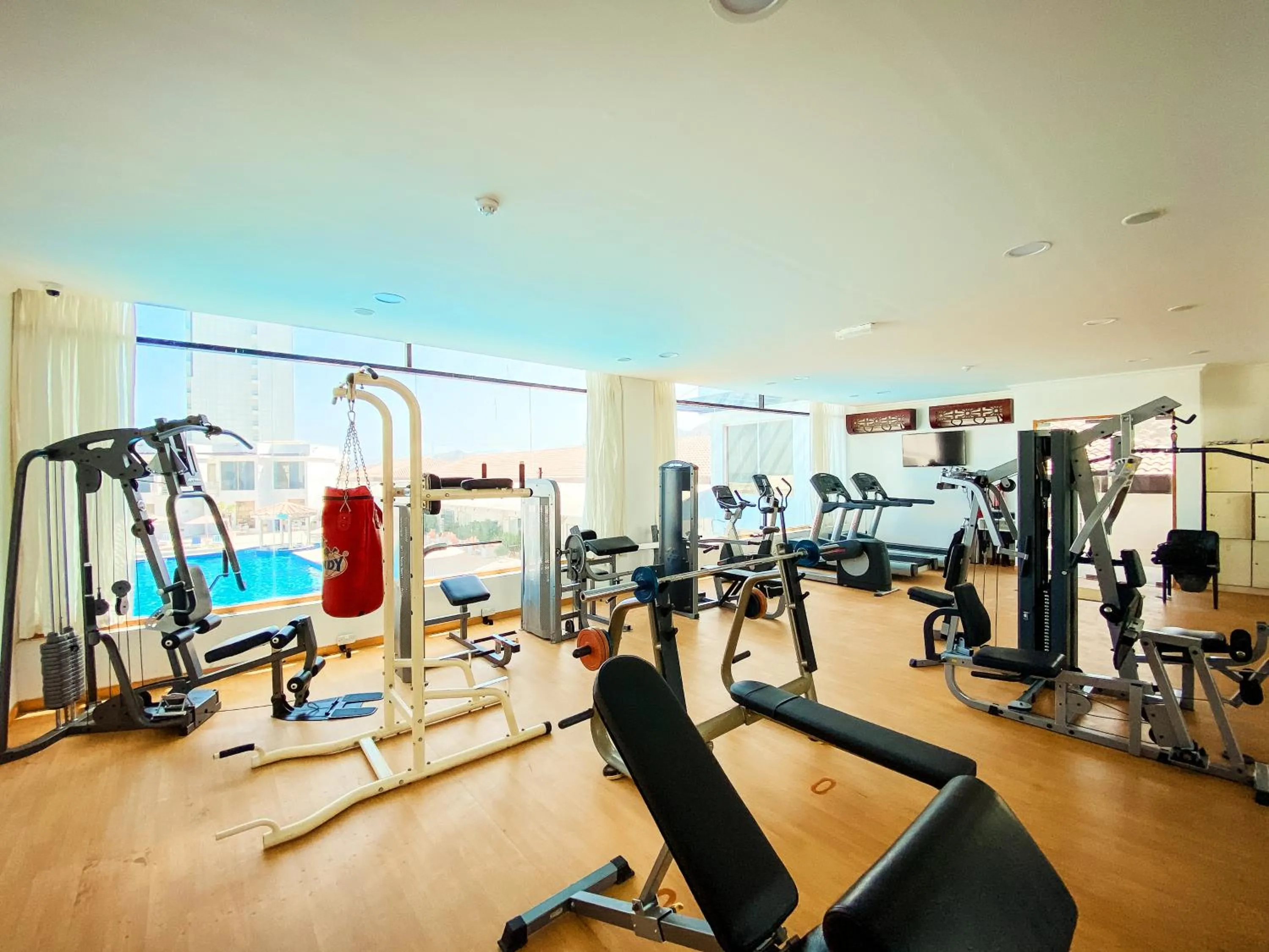 Fitness centre/facilities in Mirage Bab Al Bahr Hotel