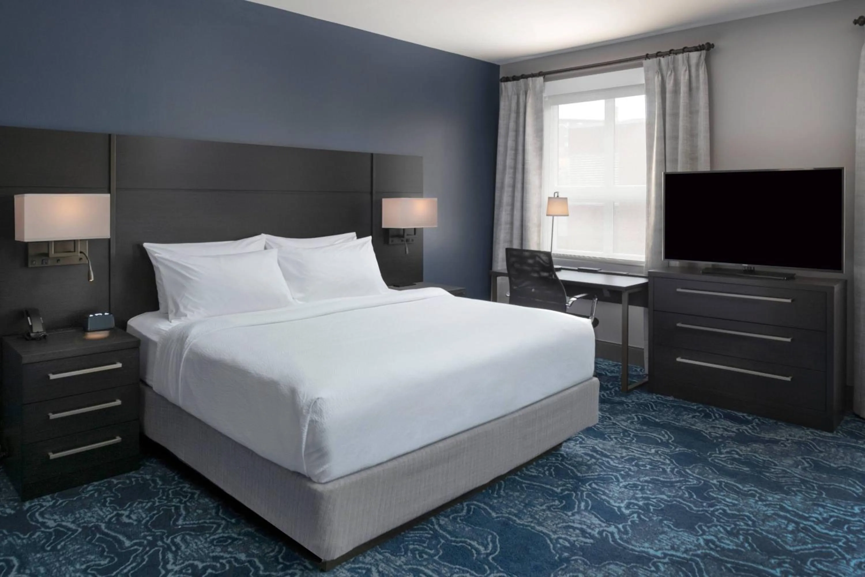 Bedroom, Bed in Residence Inn by Marriott Manchester Downtown