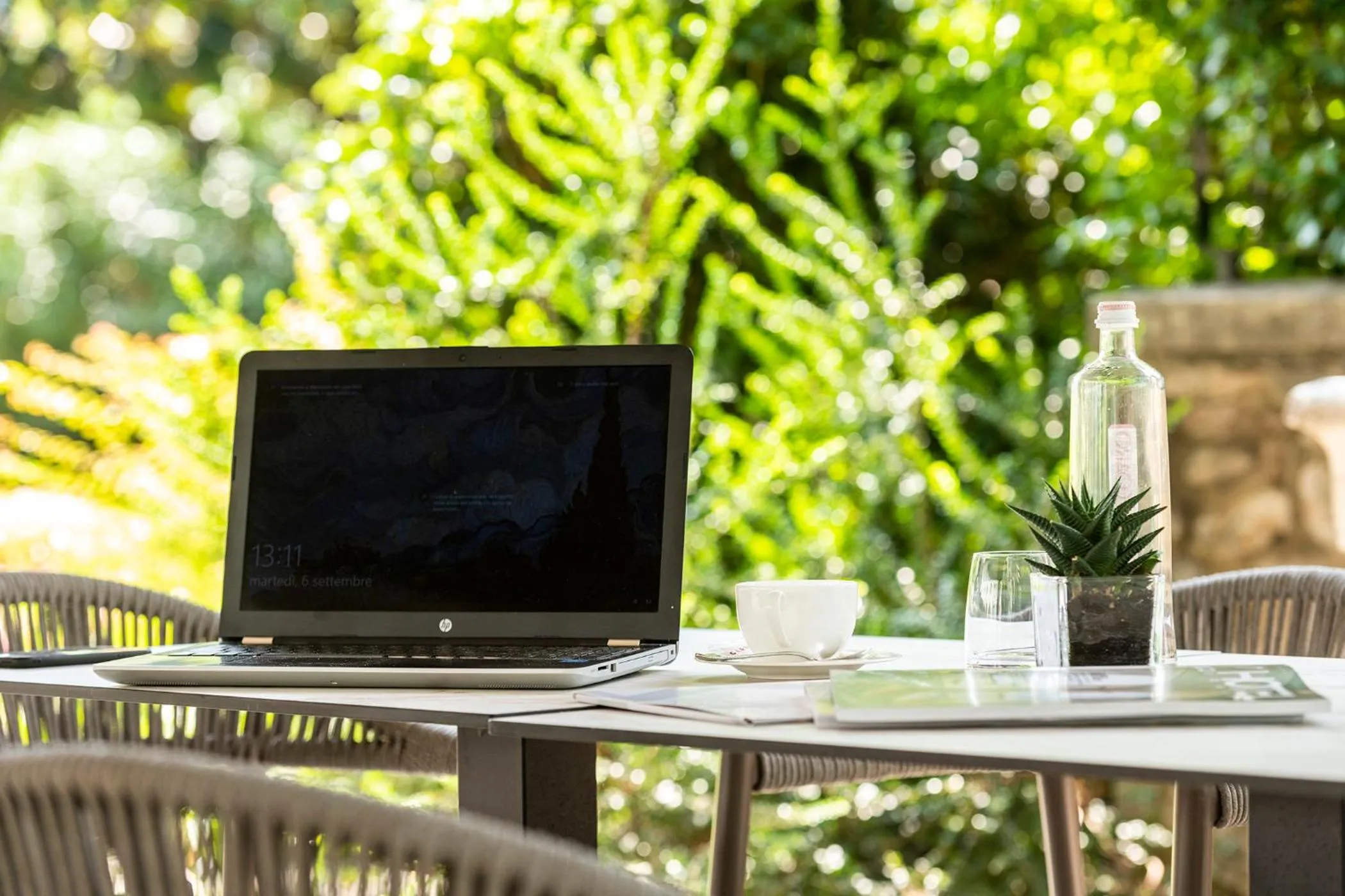 Seating area in Hotel Villa I Pini