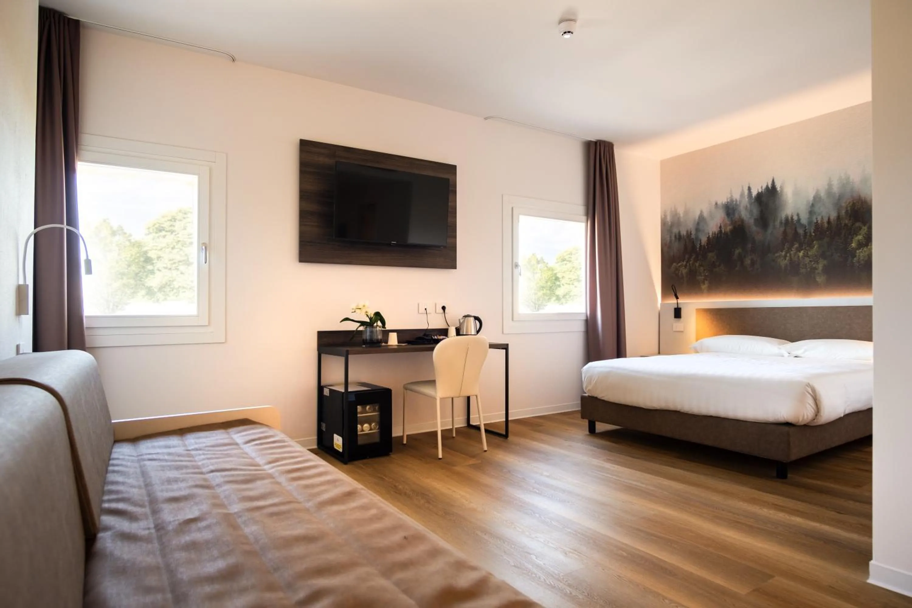 Bedroom, Bed in Hotel Villa I Pini