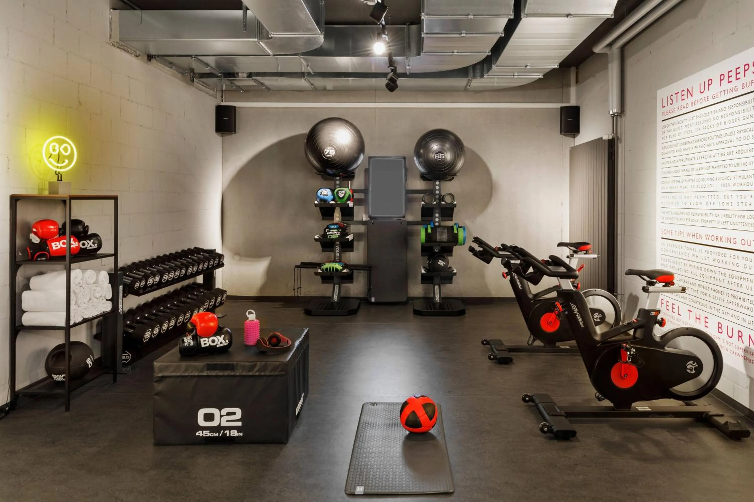 Fitness centre/facilities in Moxy Bern Expo