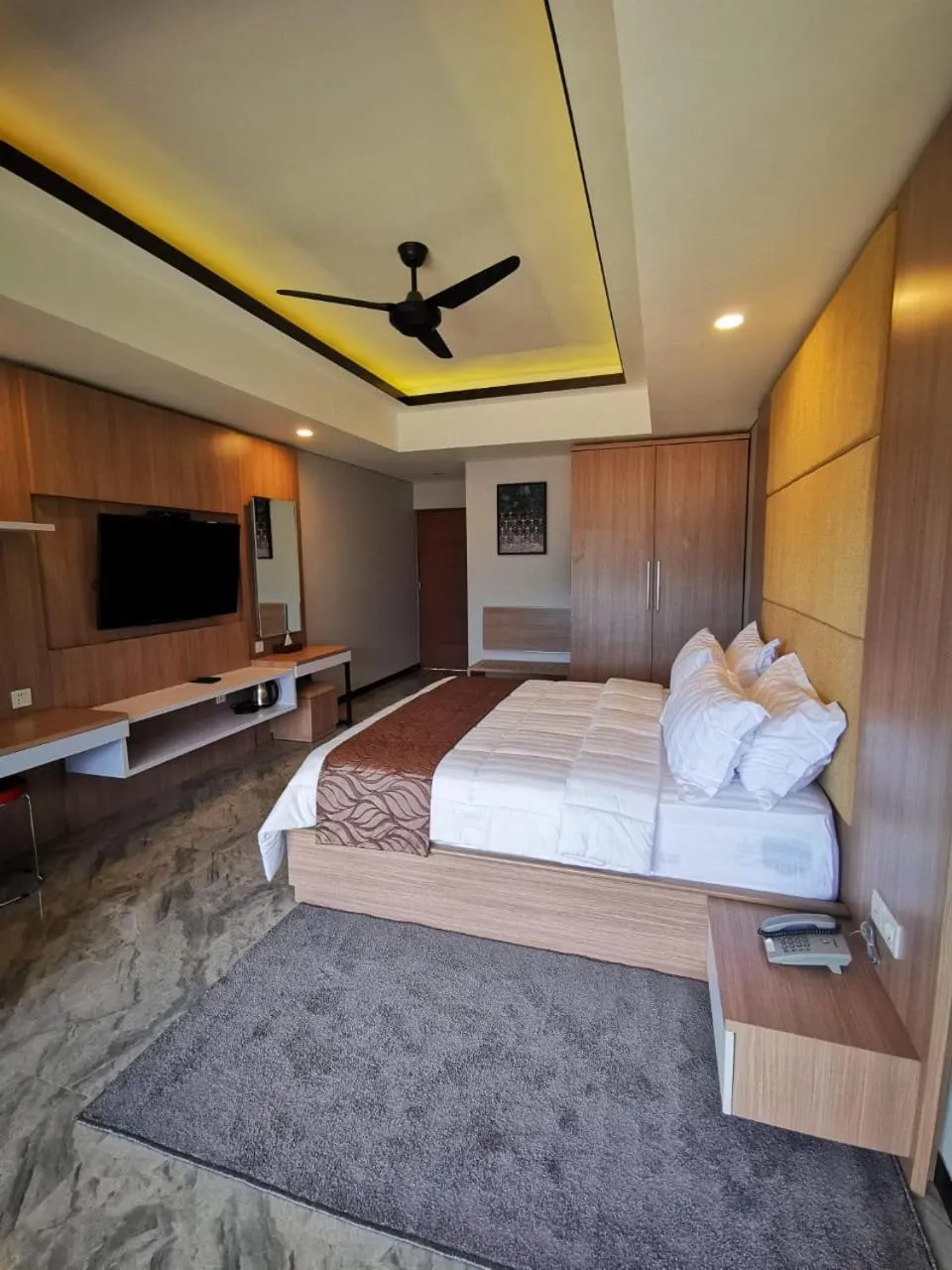 Bed in Dedanau Hotel