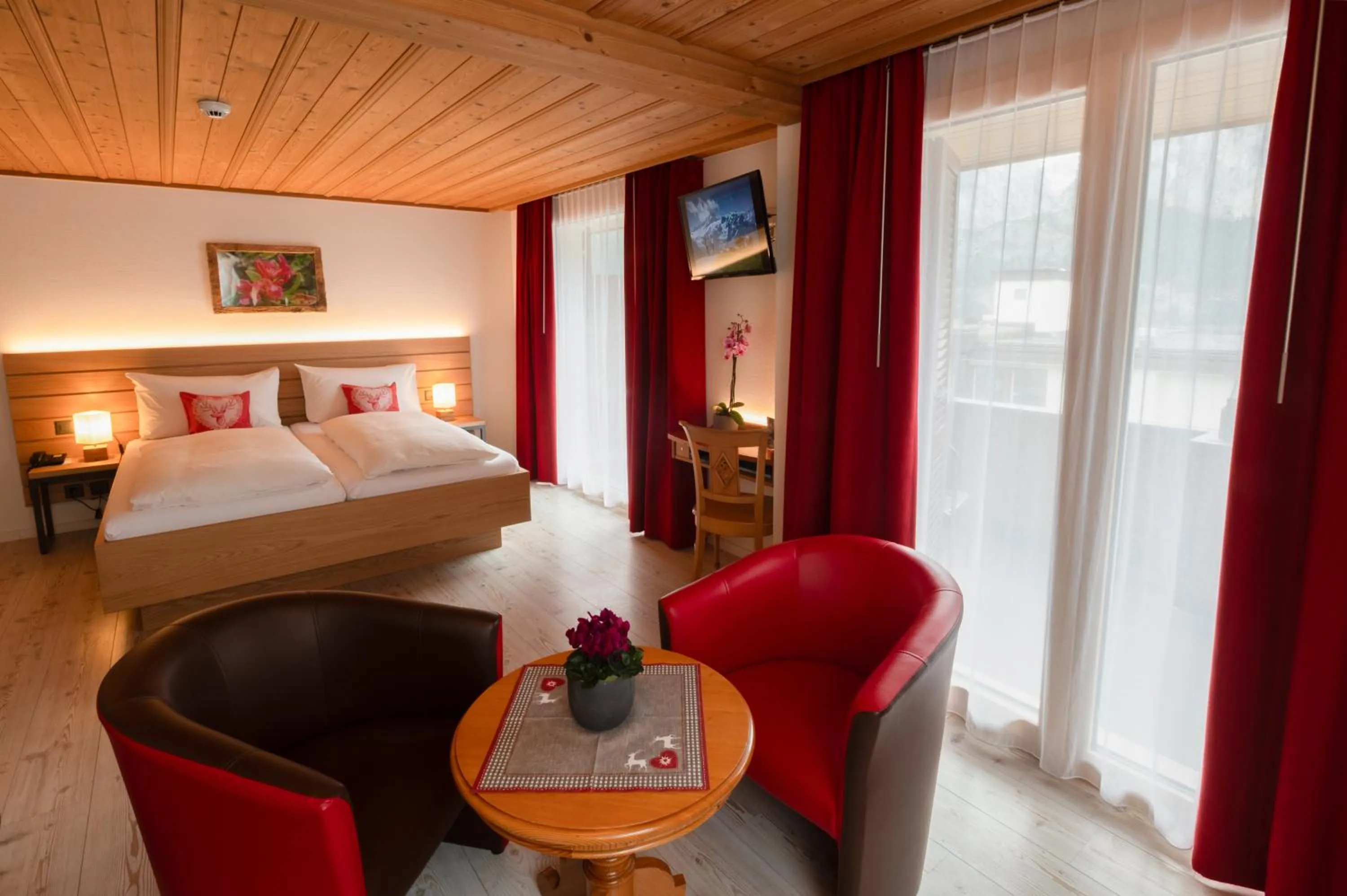 Bed in Hotel Hirschen - Grindelwald