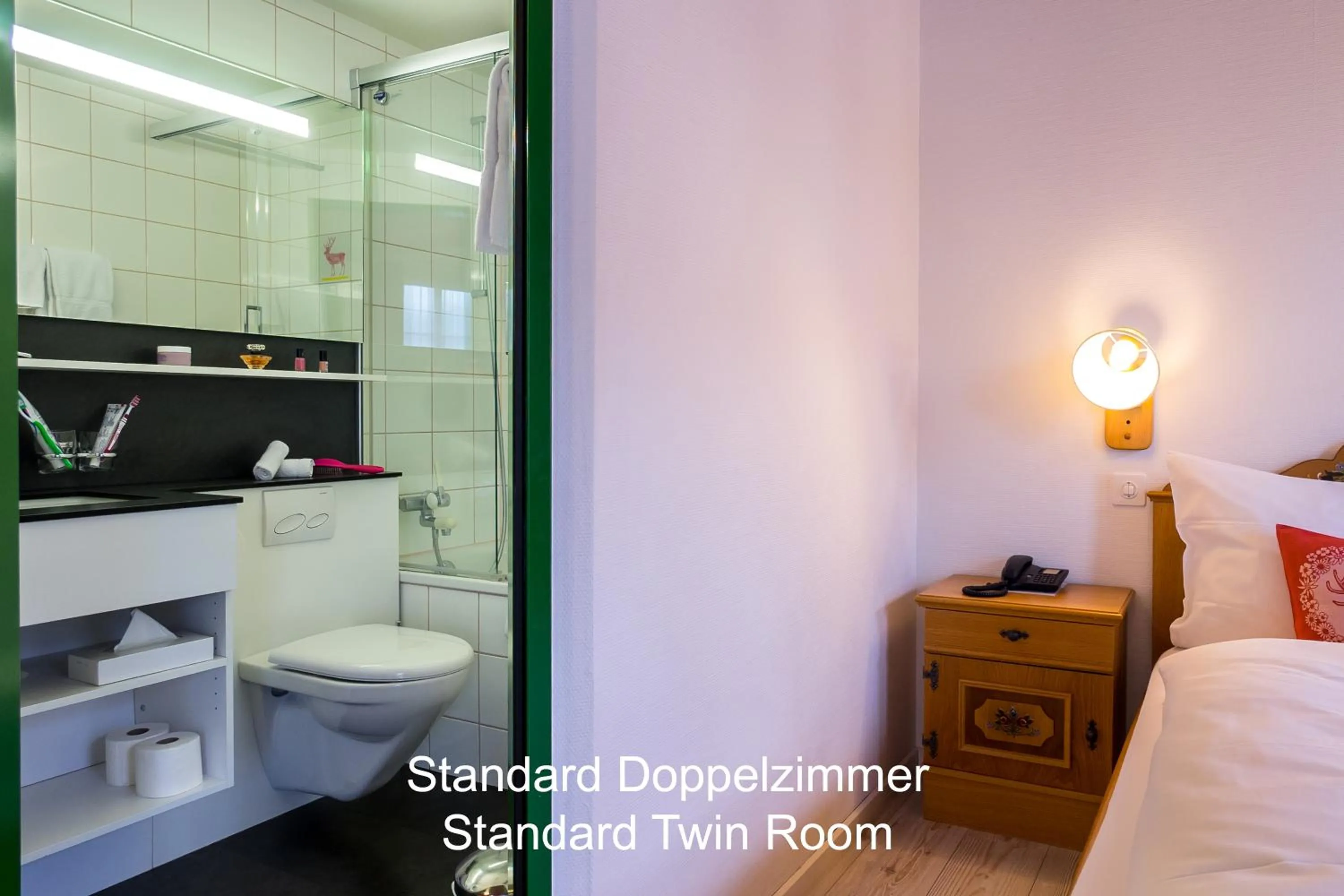 Shower in Hotel Hirschen - Grindelwald