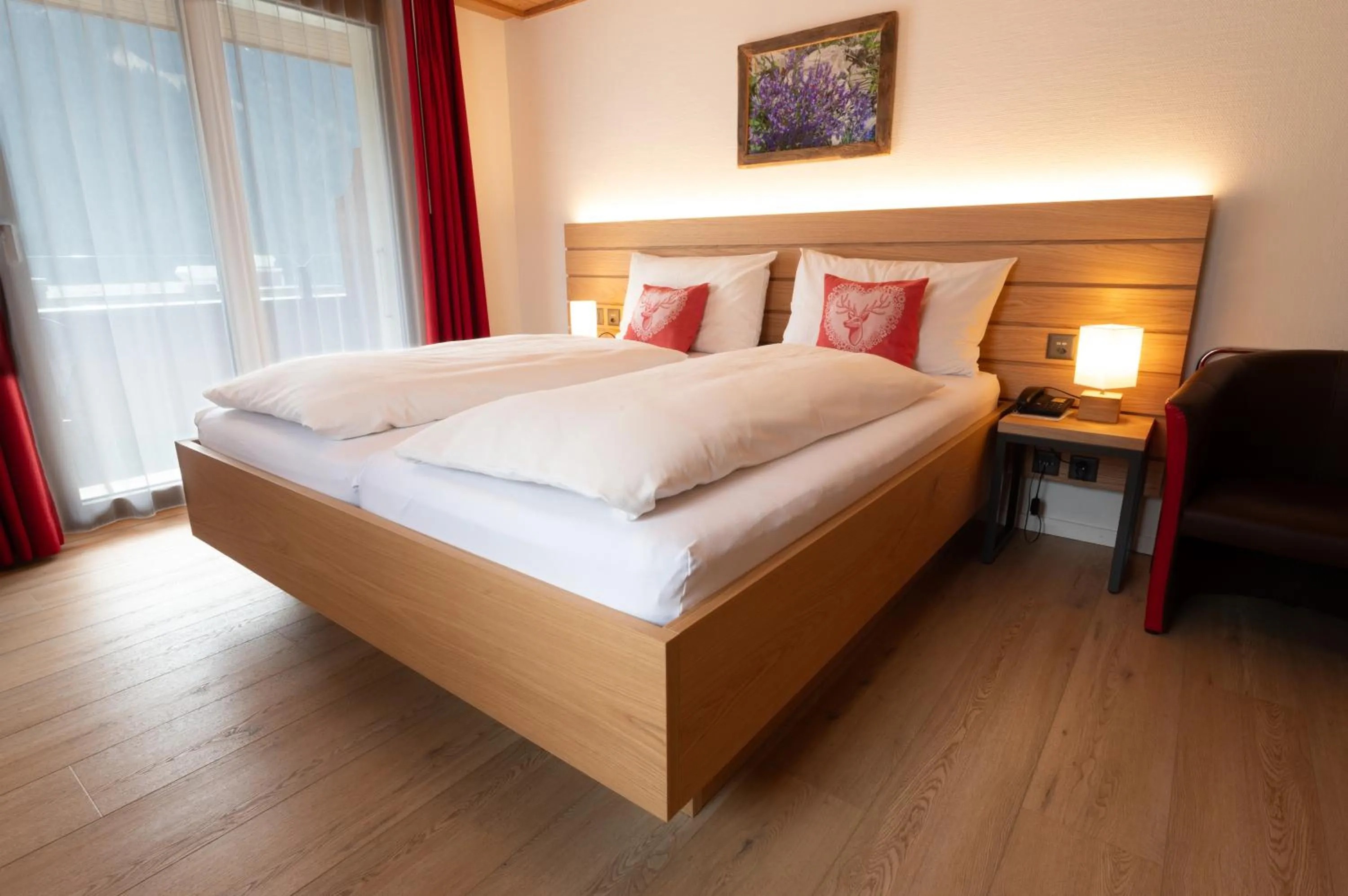 Bed in Hotel Hirschen - Grindelwald