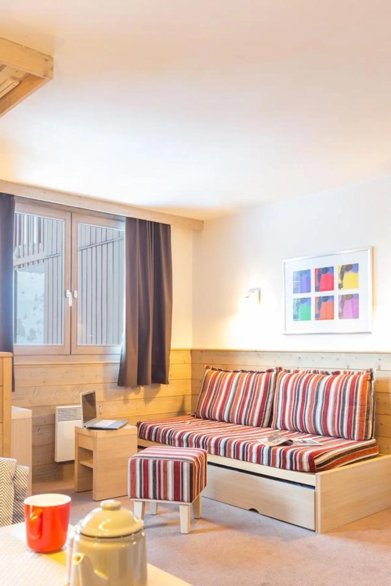 Patio in Résidence Les Gémeaux - Belle Plagne