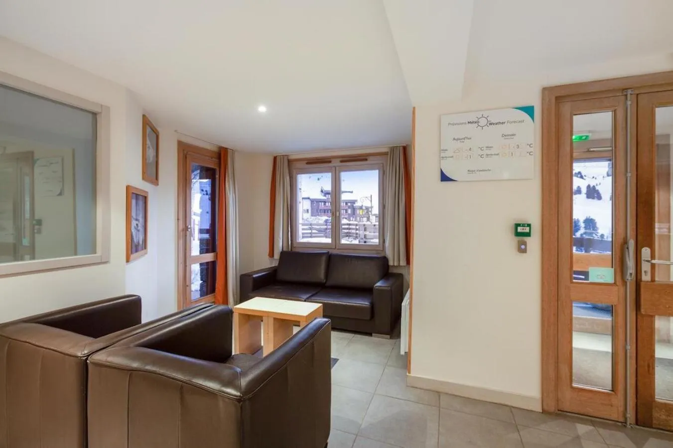 Lobby or reception in Résidence Les Gémeaux - Belle Plagne