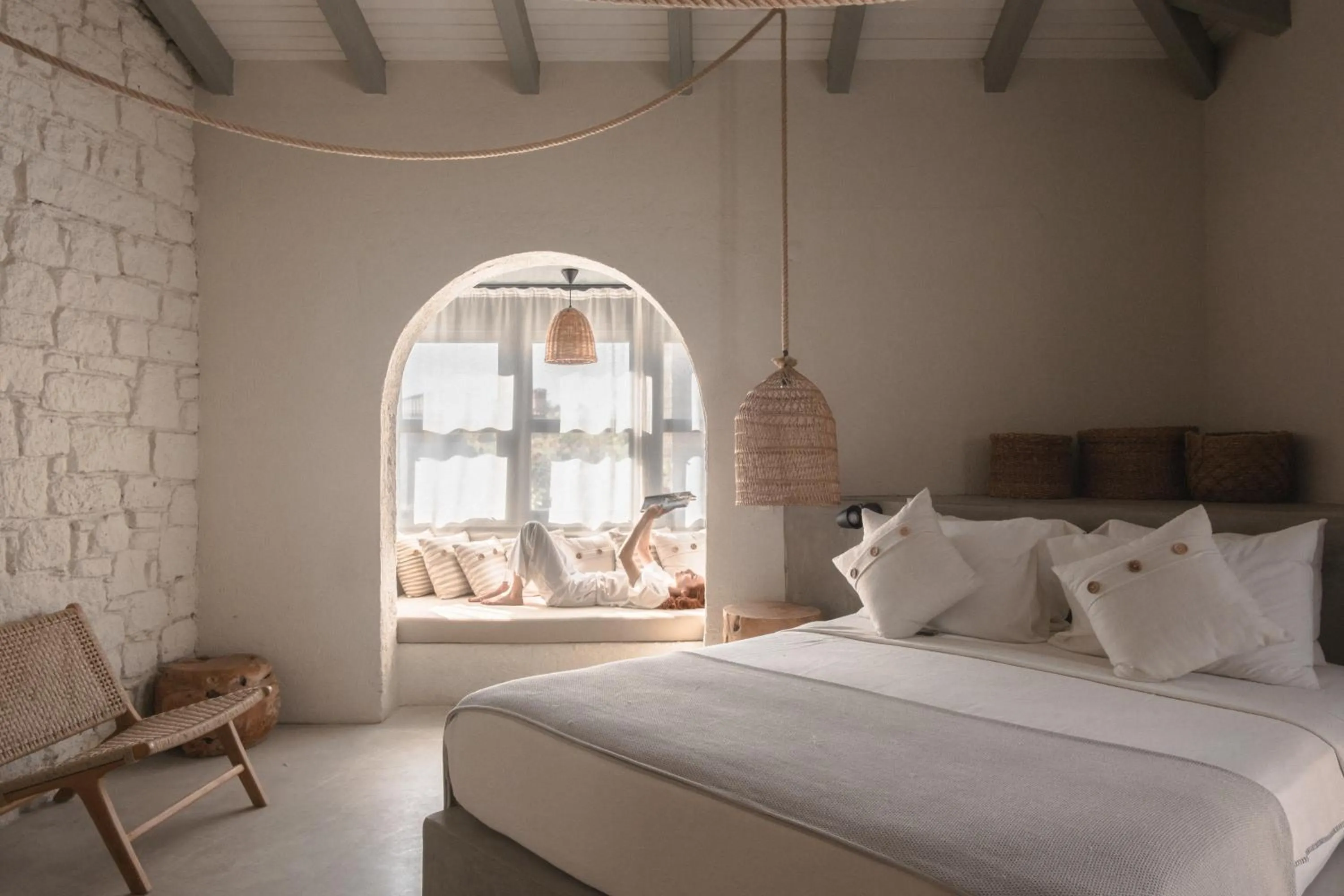 Photo of the whole room, Bed in GAIA Alaçatı Bazaar