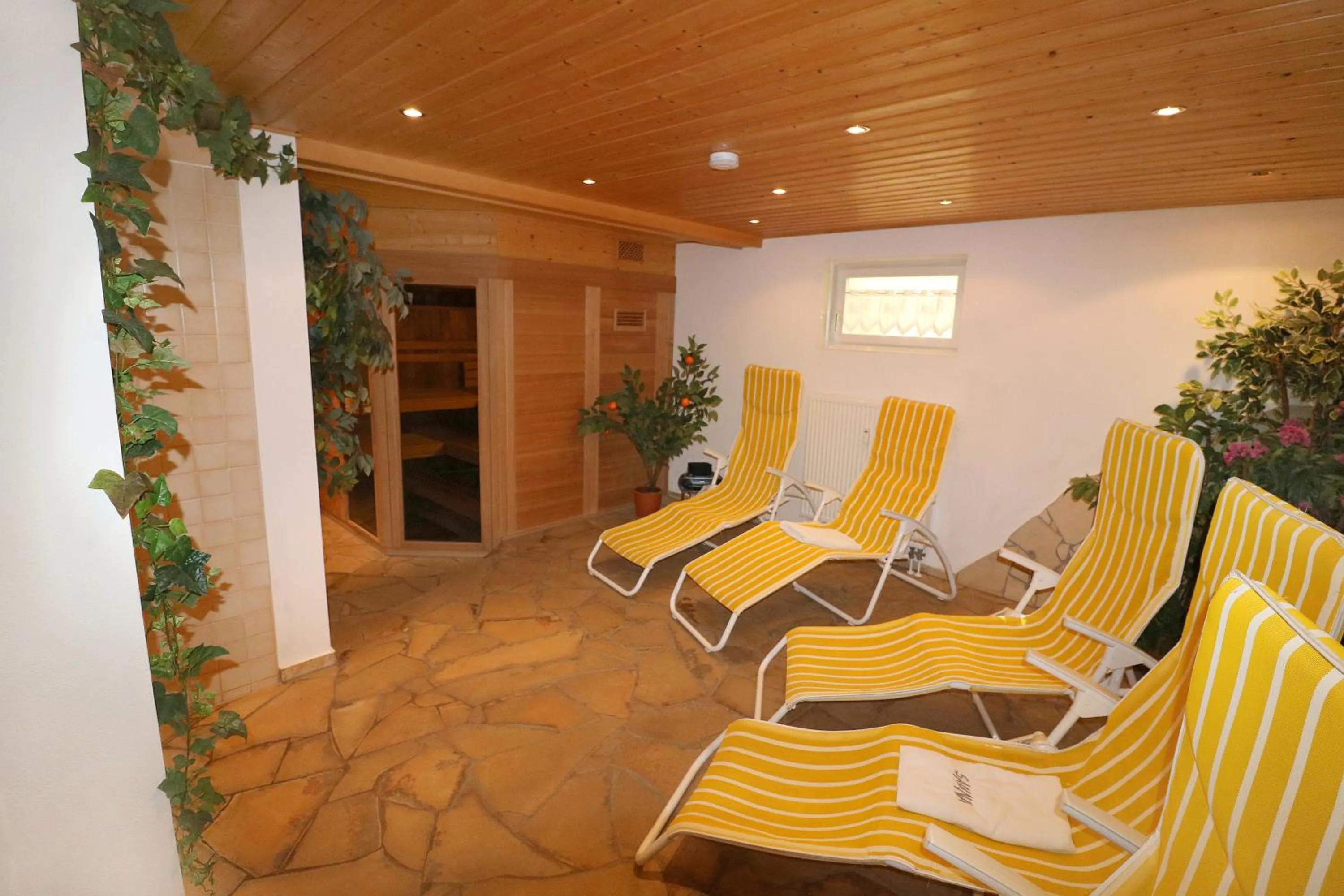 Sauna in Ferienwohnung Zur Hopfenkönigin