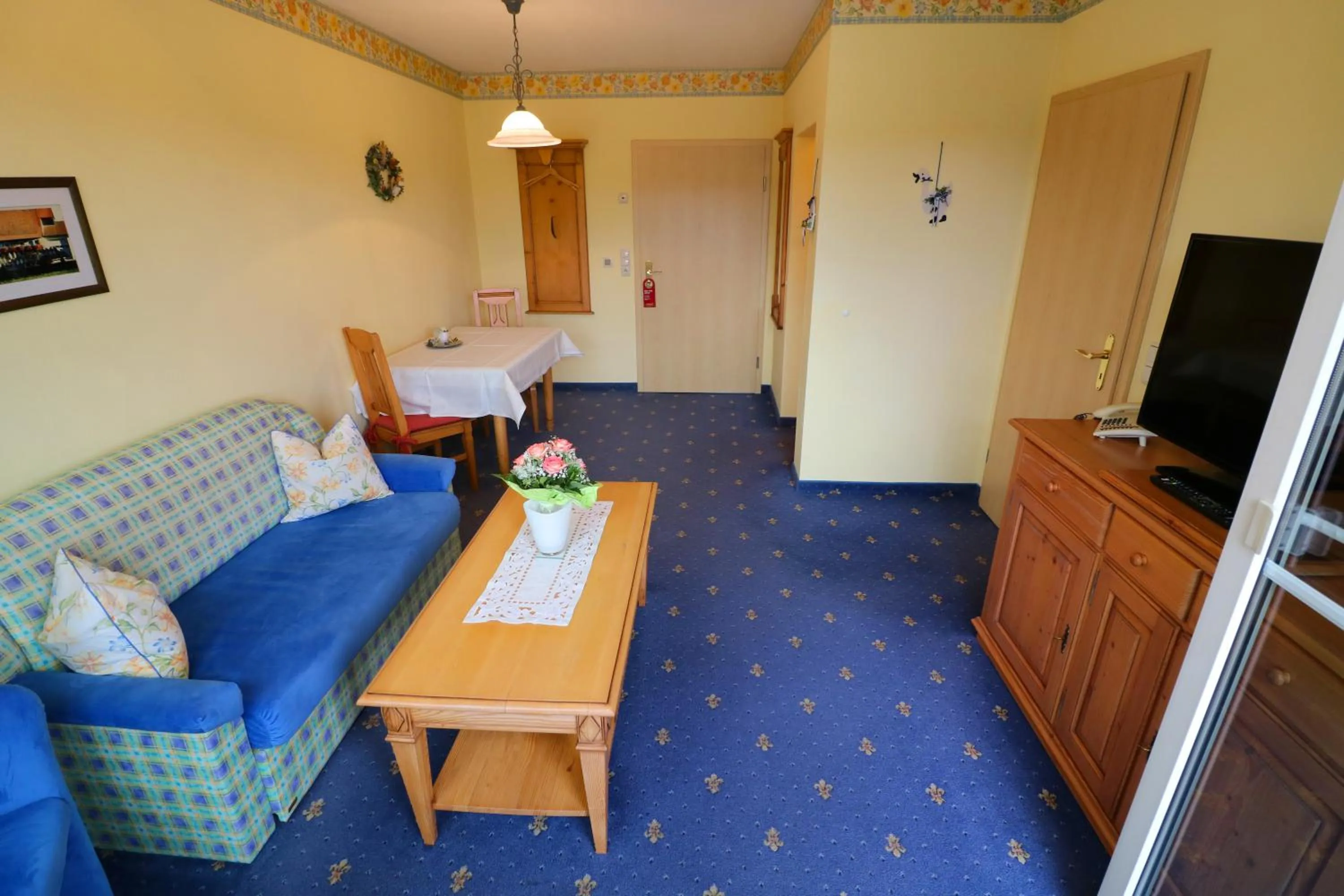 Living room in Ferienwohnung Zur Hopfenkönigin