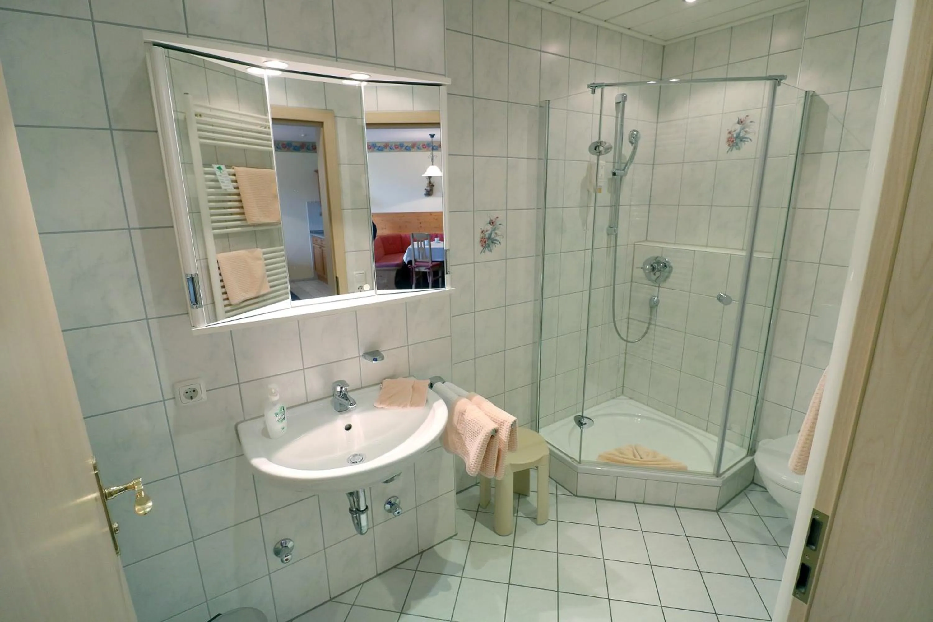 Bathroom in Ferienwohnung Zur Hopfenkönigin
