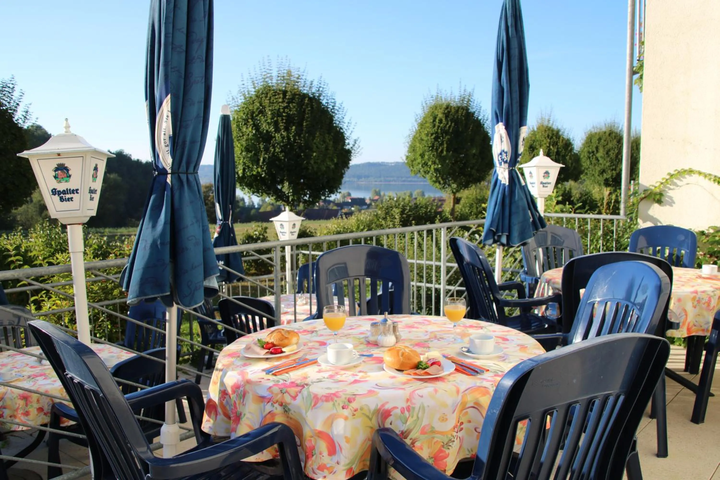 Balcony/Terrace in Ferienwohnung Zur Hopfenkönigin