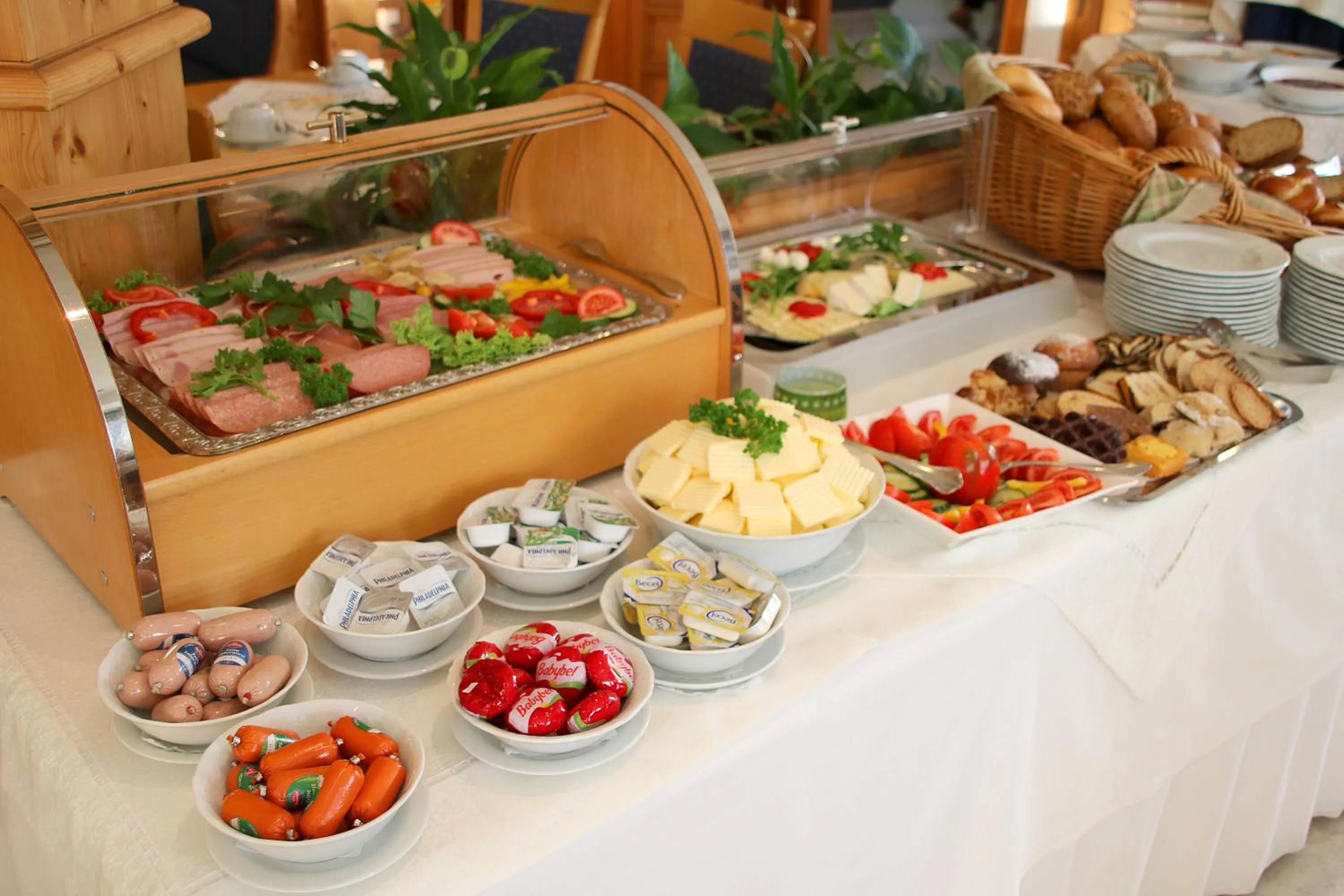 Breakfast in Ferienwohnung Zur Hopfenkönigin