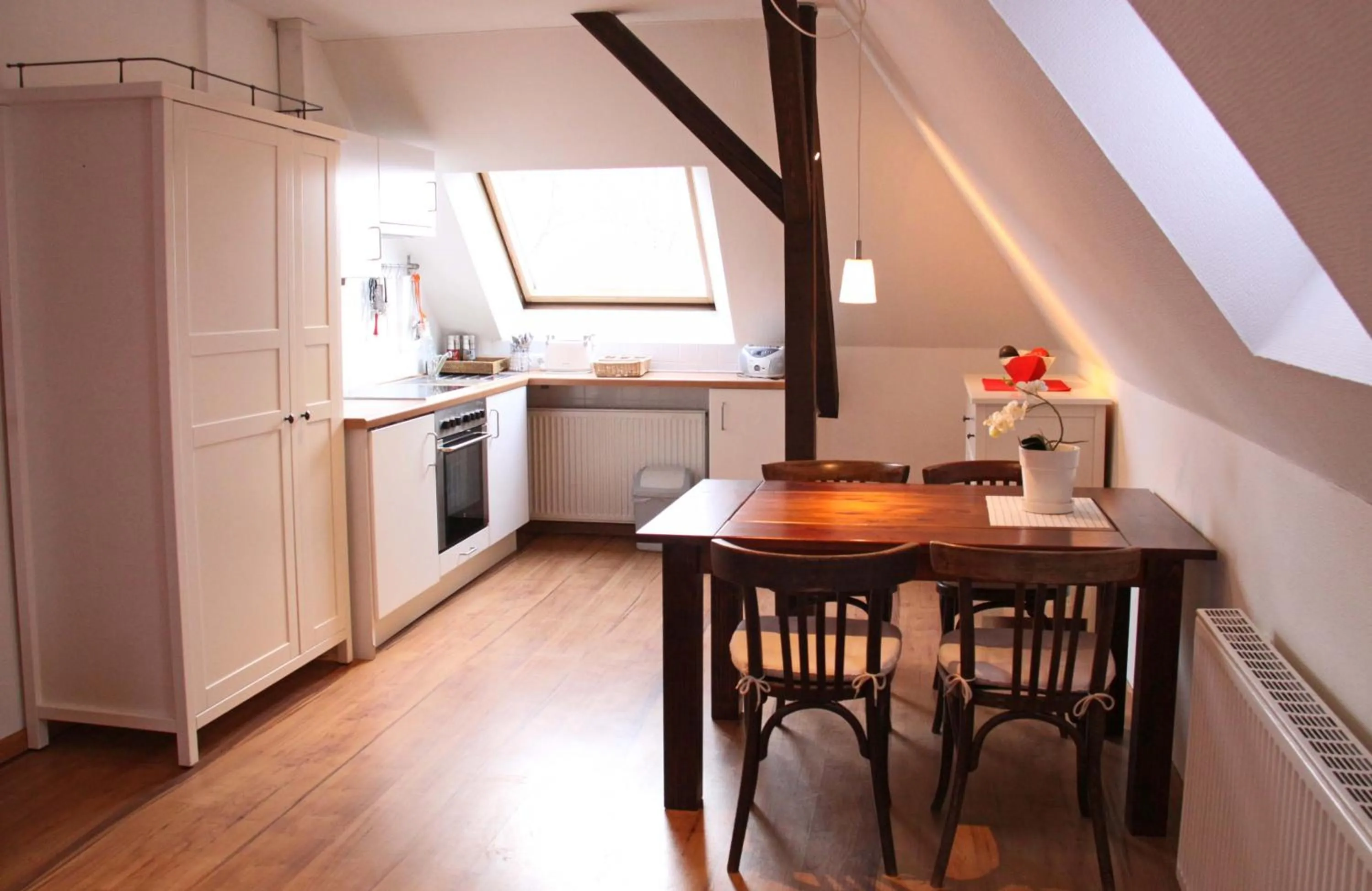 Kitchen or kitchenette in Hotel Bad Minden