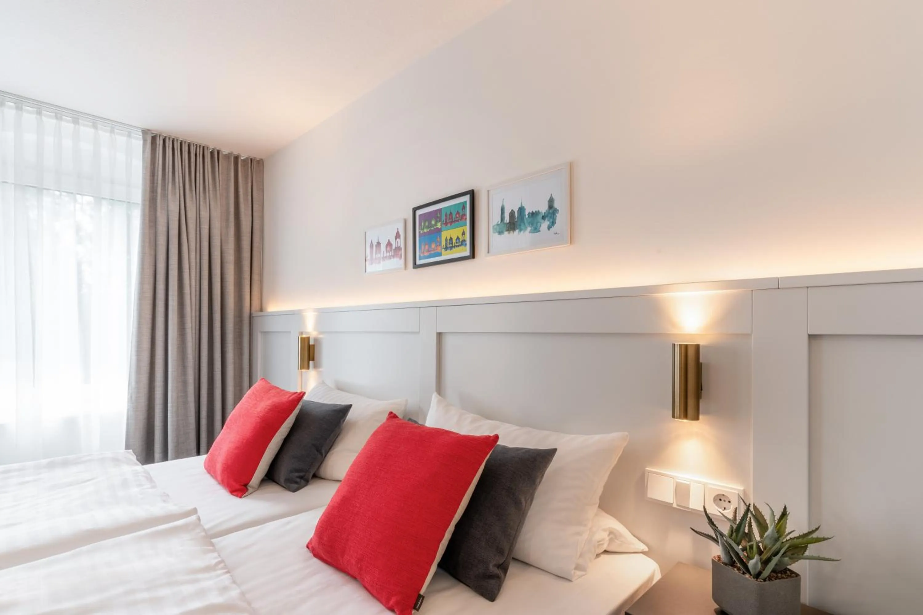 Bed in Hotel Bad Minden