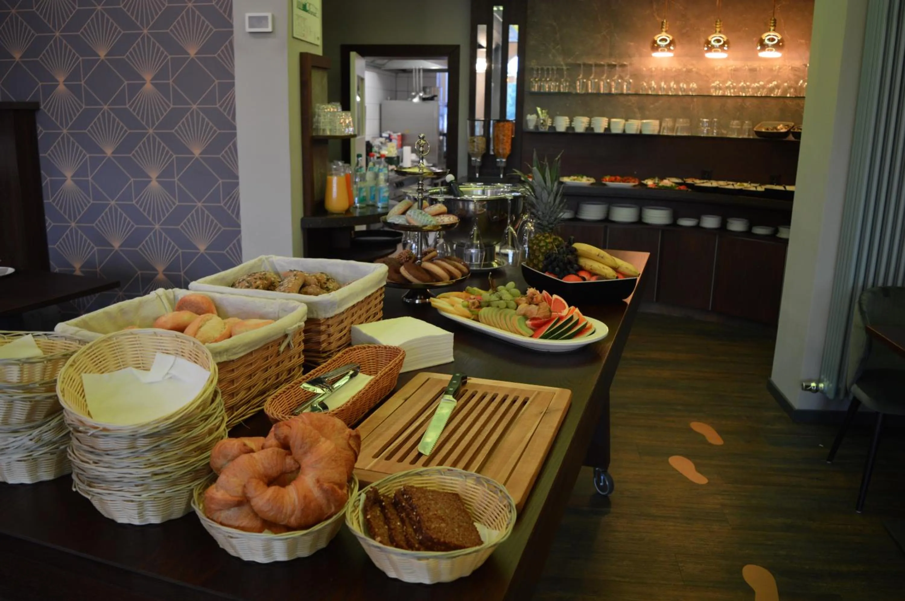 Buffet breakfast in Hotel Belvedere