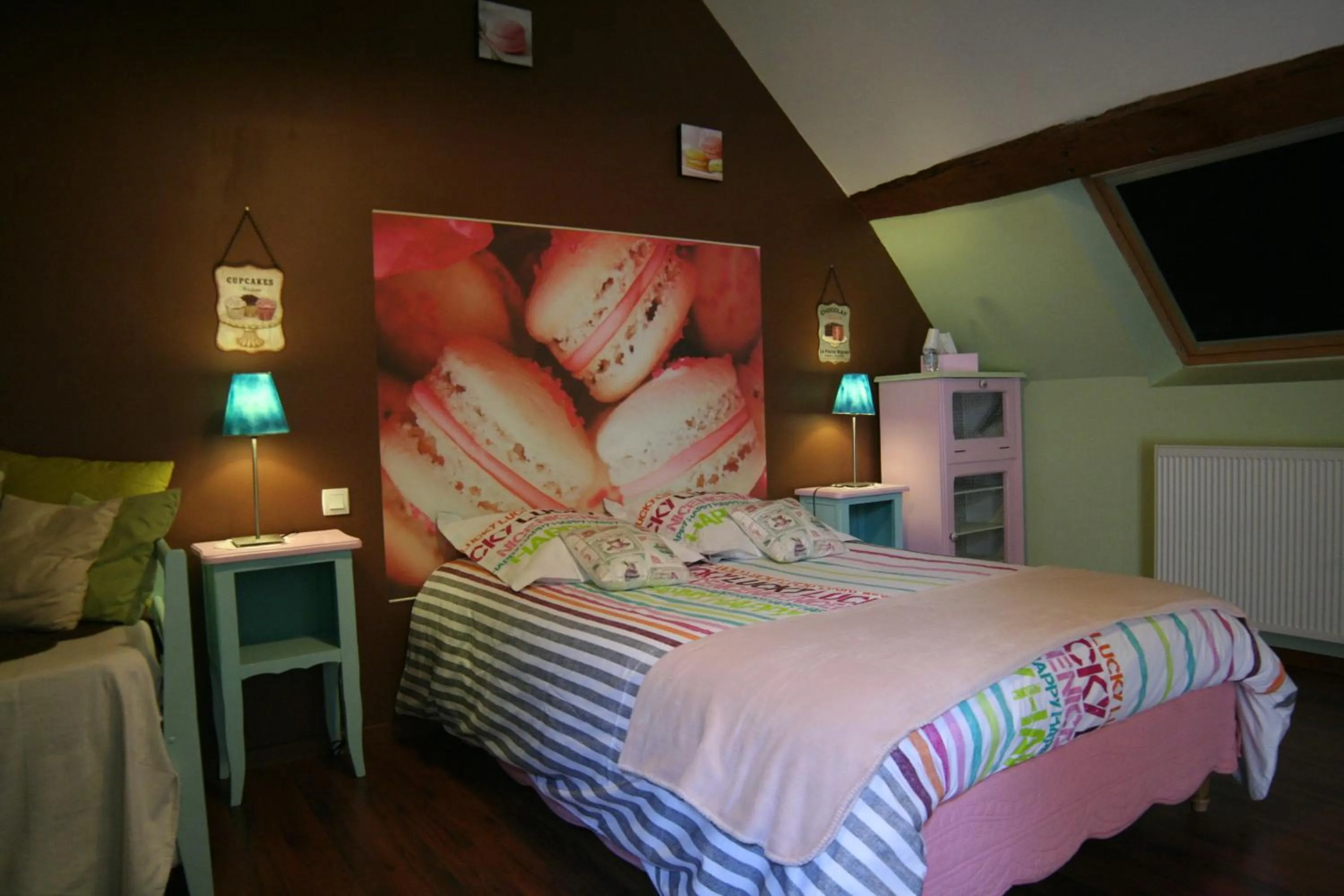 Bed in Chambre d'Hôtes du Domaine de la Haute Poignandiere